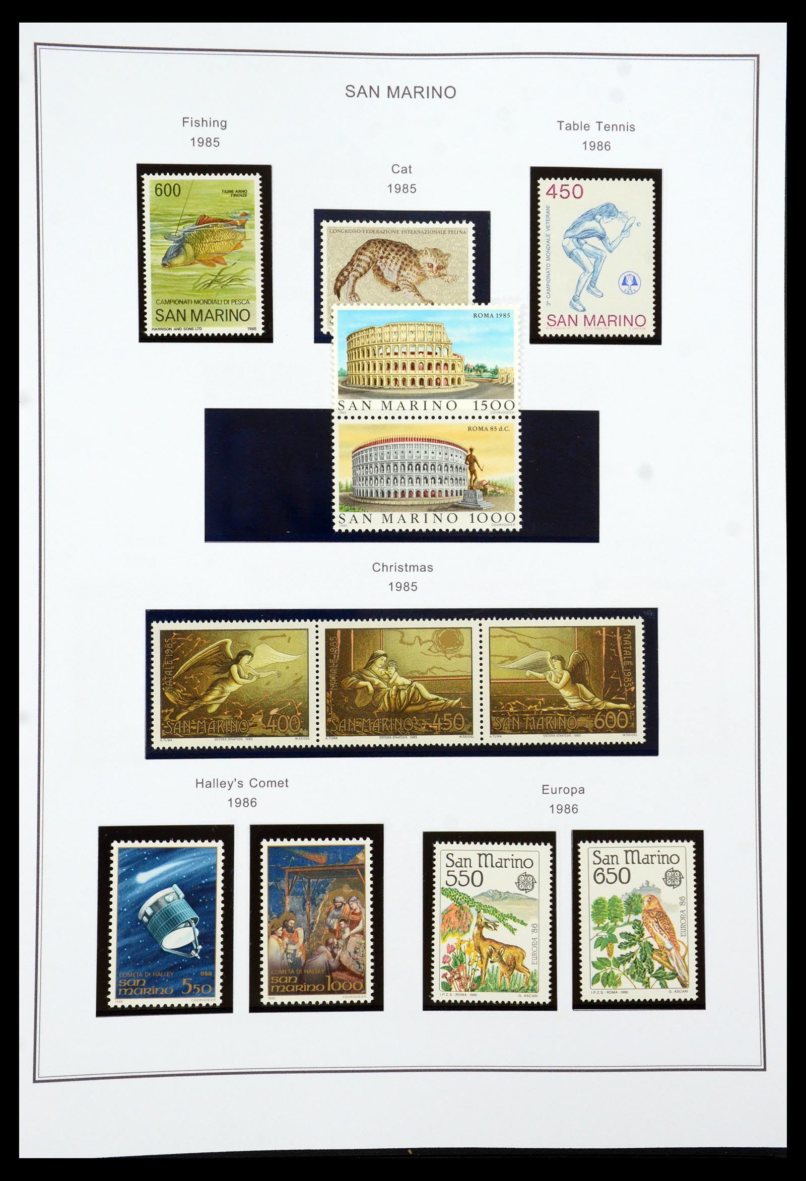 35951 113 - Stamp collection 35951 San Marino 1877-2011.