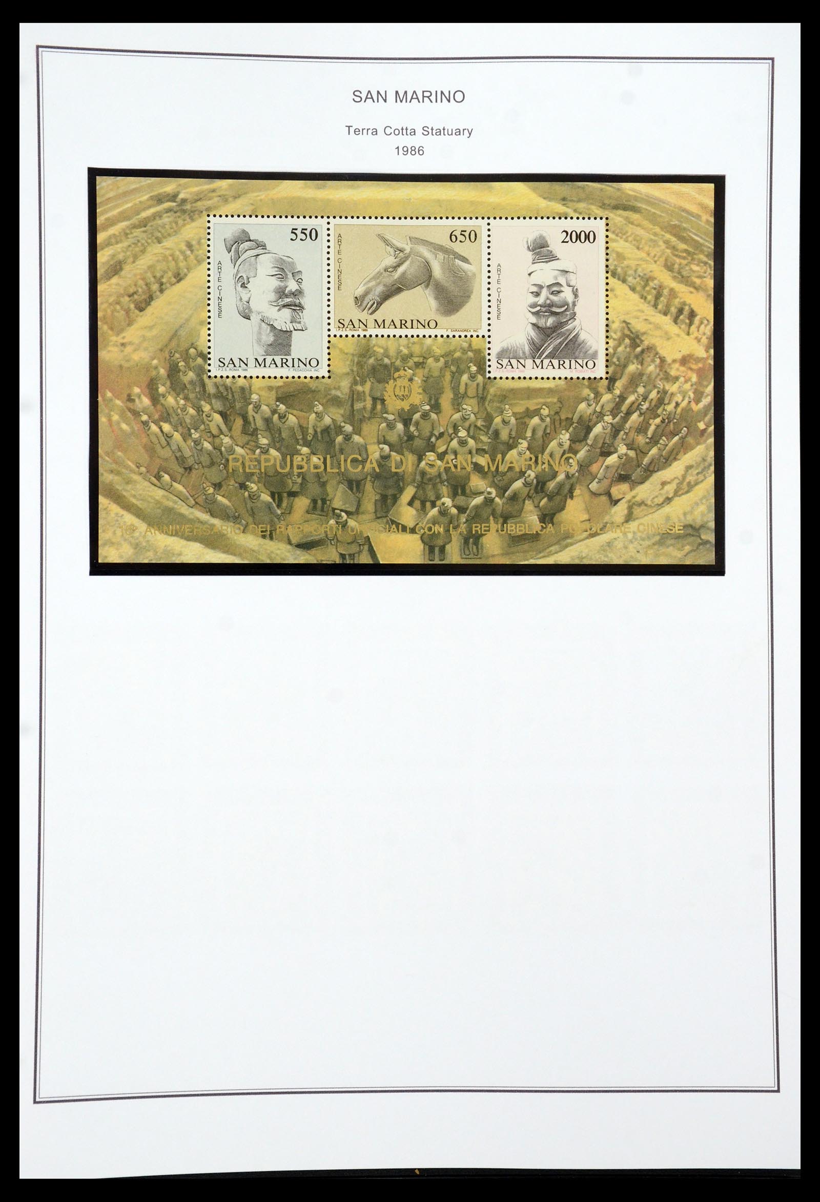 35951 115 - Stamp collection 35951 San Marino 1877-2011.