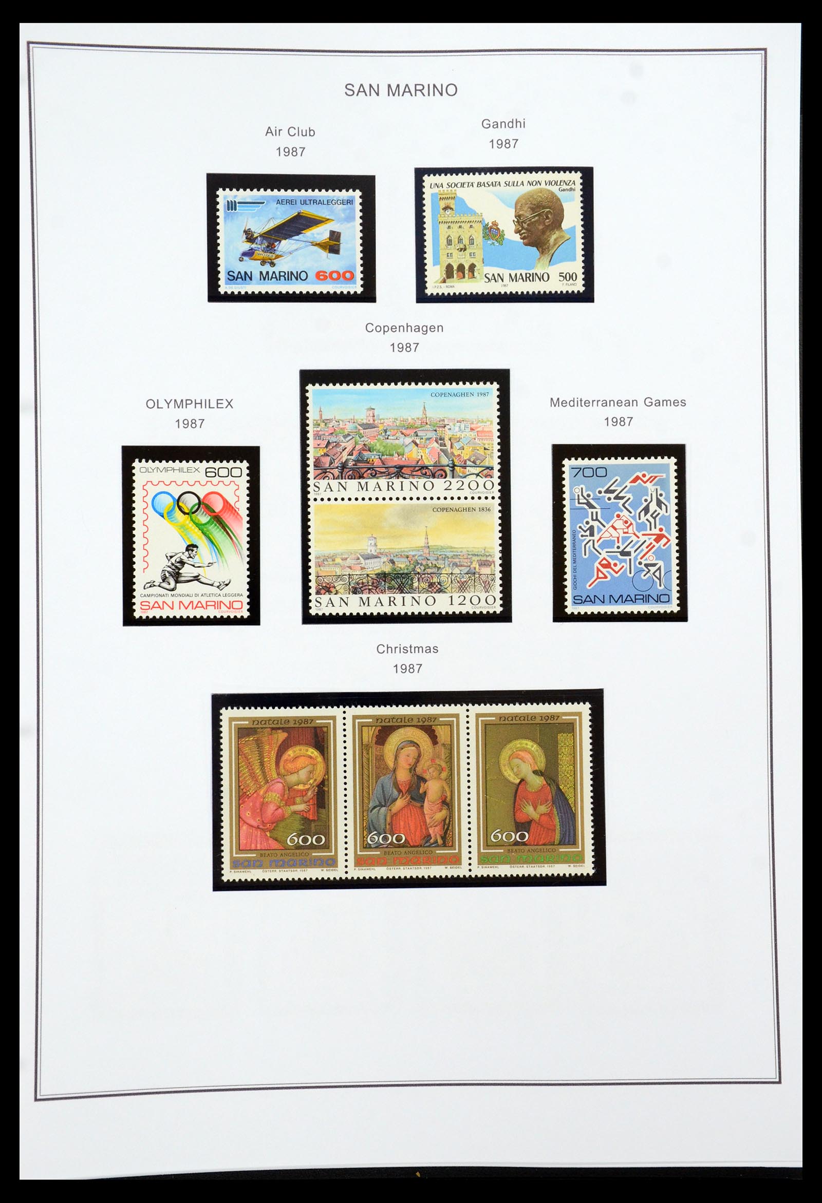 35951 117 - Stamp collection 35951 San Marino 1877-2011.
