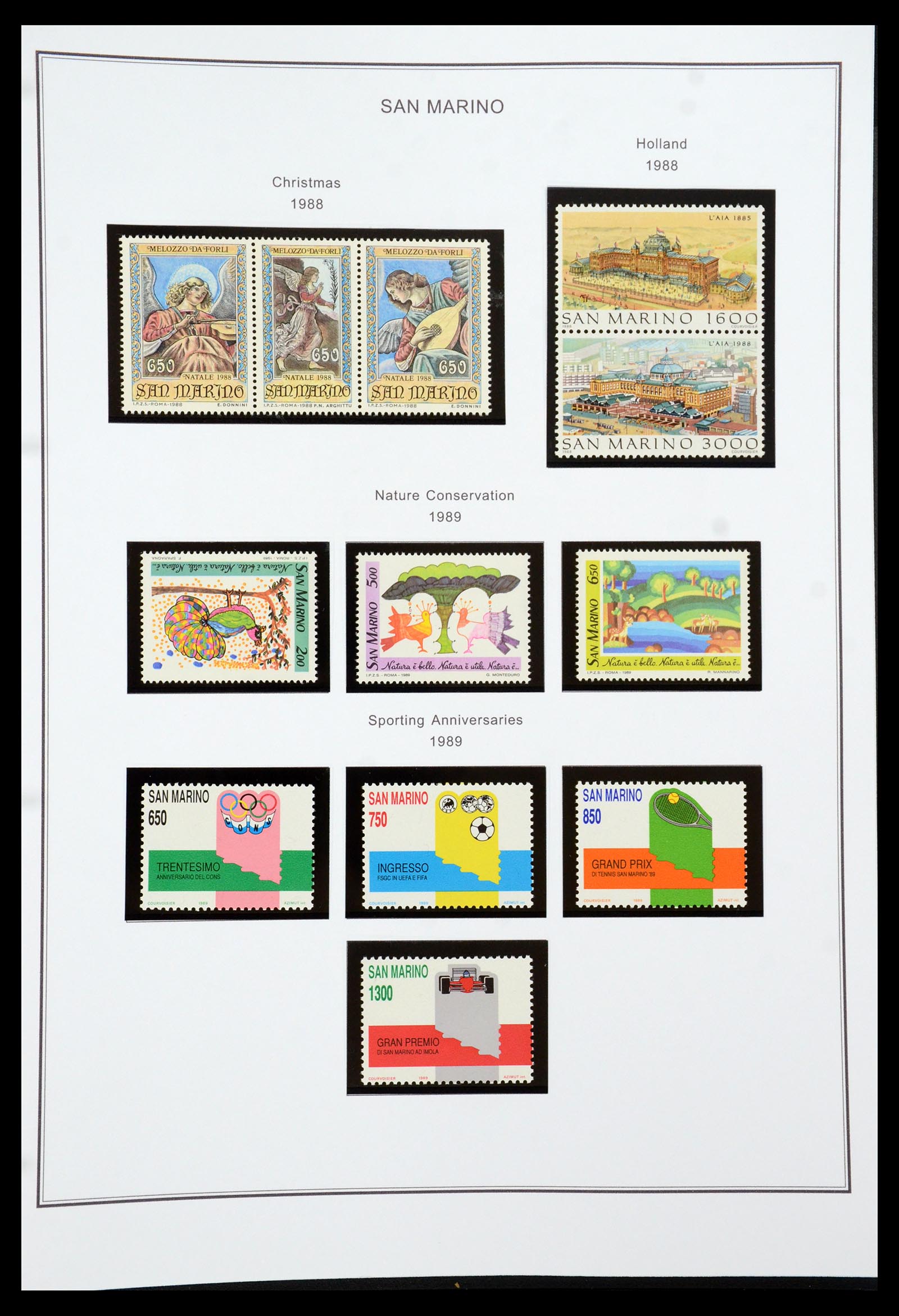 35951 121 - Stamp collection 35951 San Marino 1877-2011.