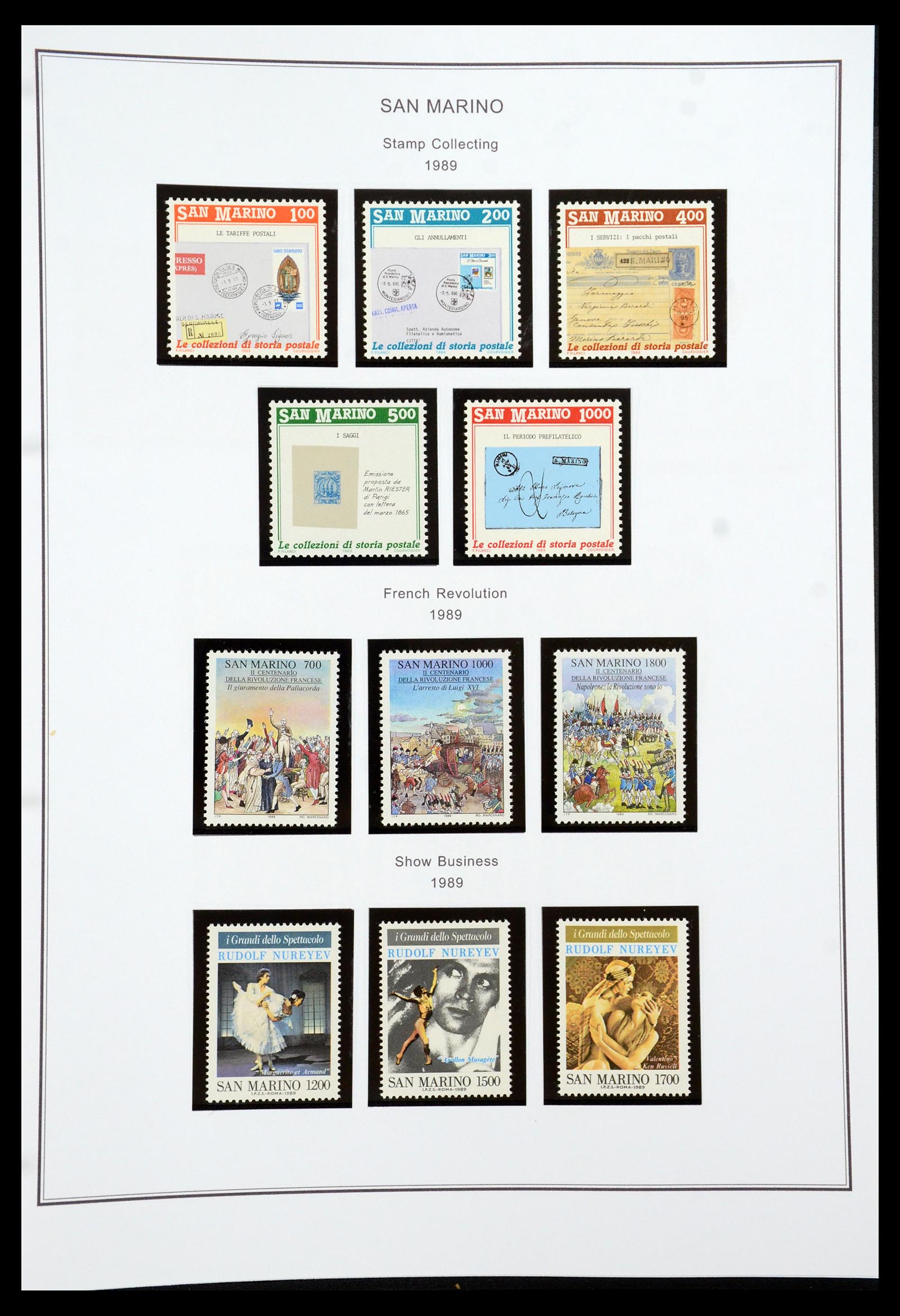 35951 123 - Stamp collection 35951 San Marino 1877-2011.