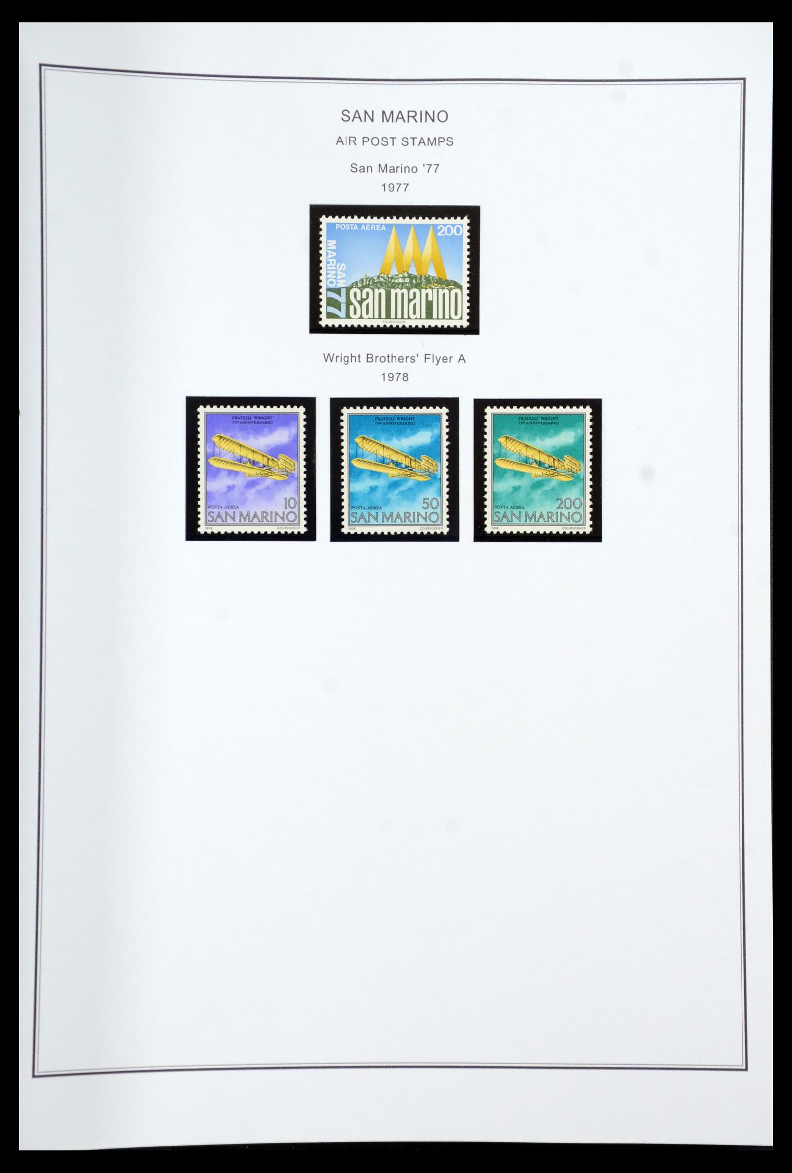 35951 130 - Stamp collection 35951 San Marino 1877-2011.