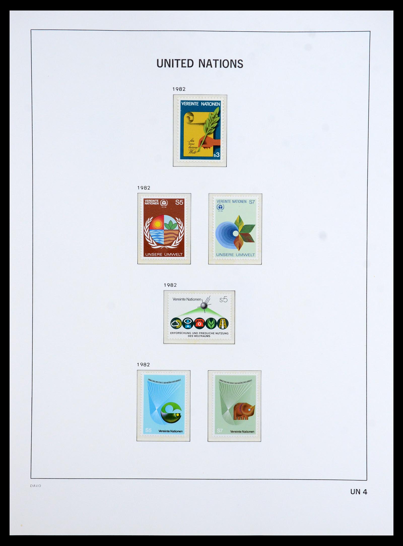 35952 005 - Postzegelverzameling 35952 Verenigde Naties Wenen 1979-2008.