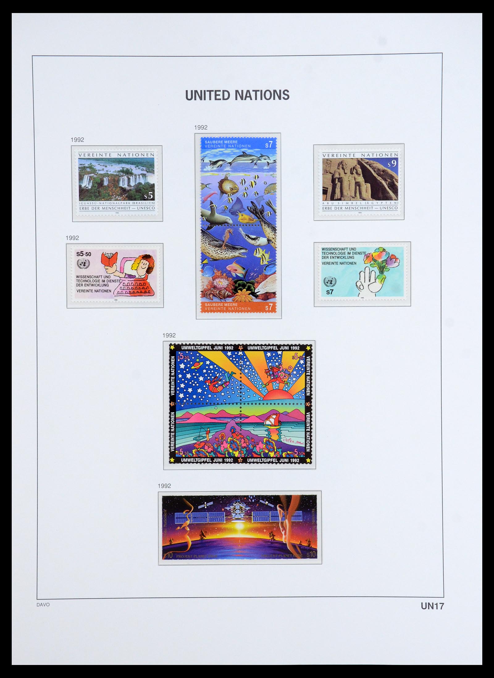 35952 022 - Postzegelverzameling 35952 Verenigde Naties Wenen 1979-2008.