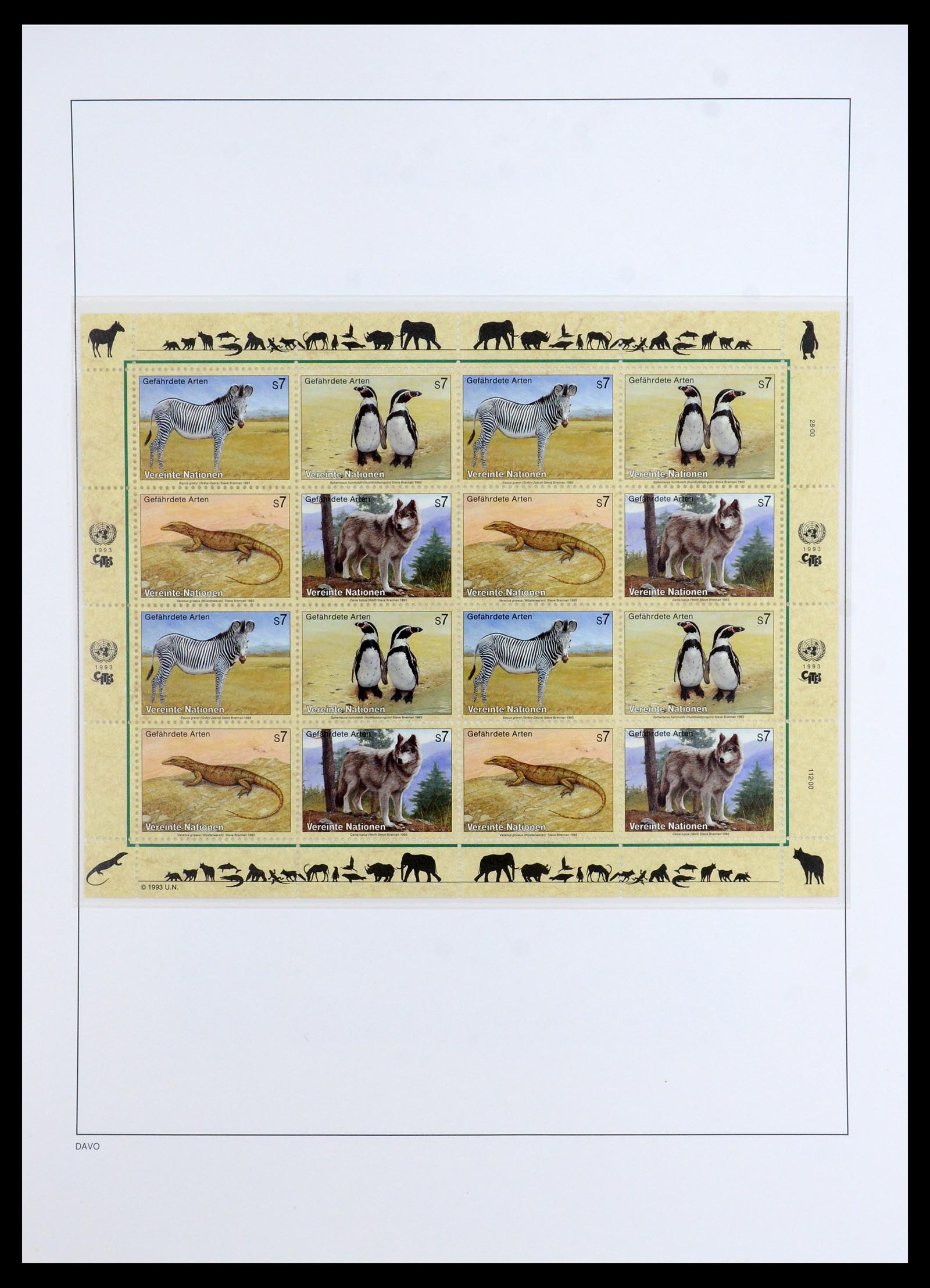 35952 025 - Postzegelverzameling 35952 Verenigde Naties Wenen 1979-2008.
