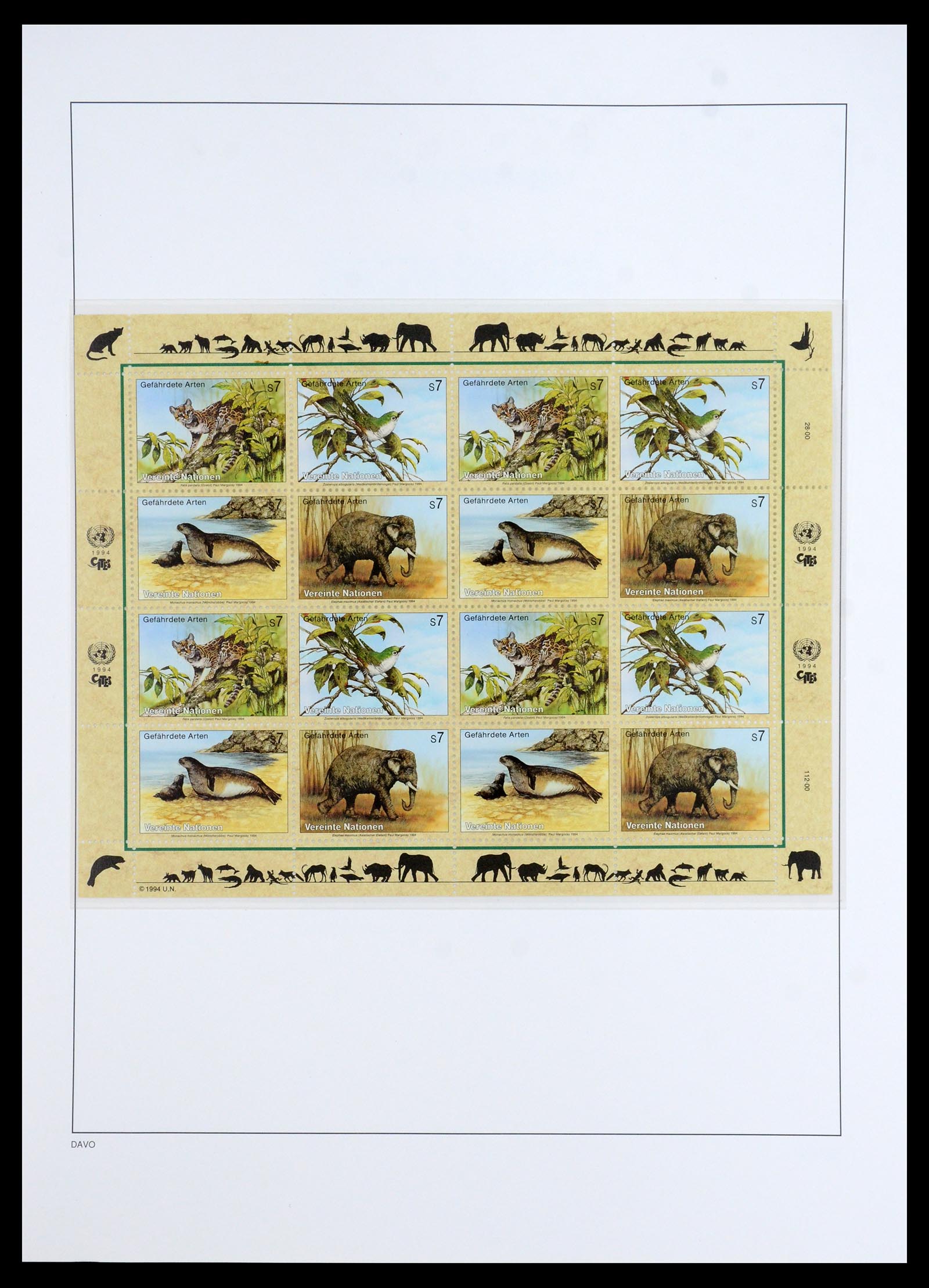 35952 028 - Postzegelverzameling 35952 Verenigde Naties Wenen 1979-2008.