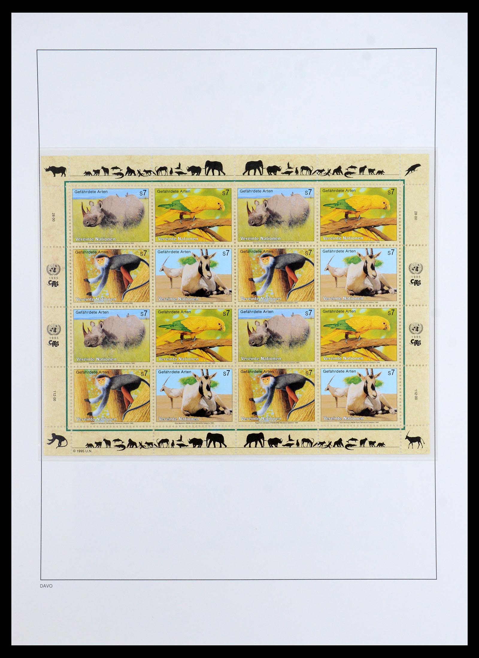 35952 031 - Postzegelverzameling 35952 Verenigde Naties Wenen 1979-2008.