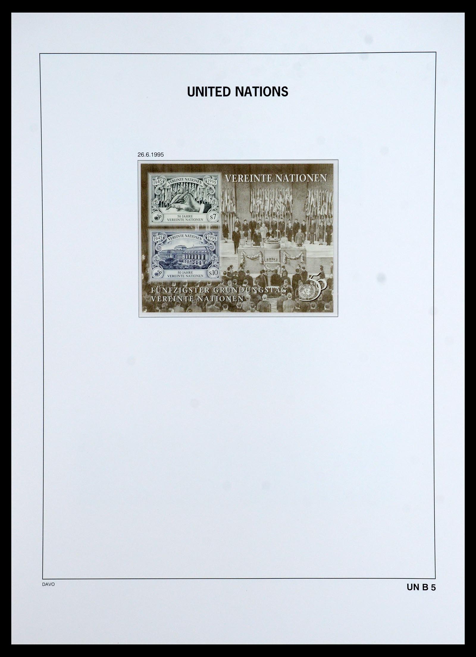 35952 033 - Postzegelverzameling 35952 Verenigde Naties Wenen 1979-2008.