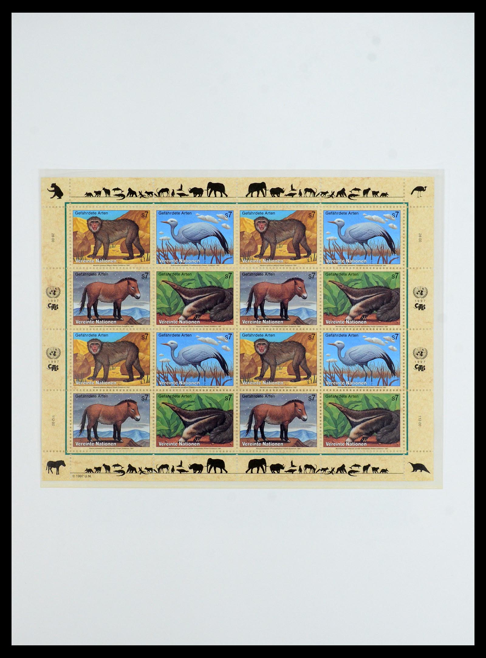 35952 040 - Postzegelverzameling 35952 Verenigde Naties Wenen 1979-2008.