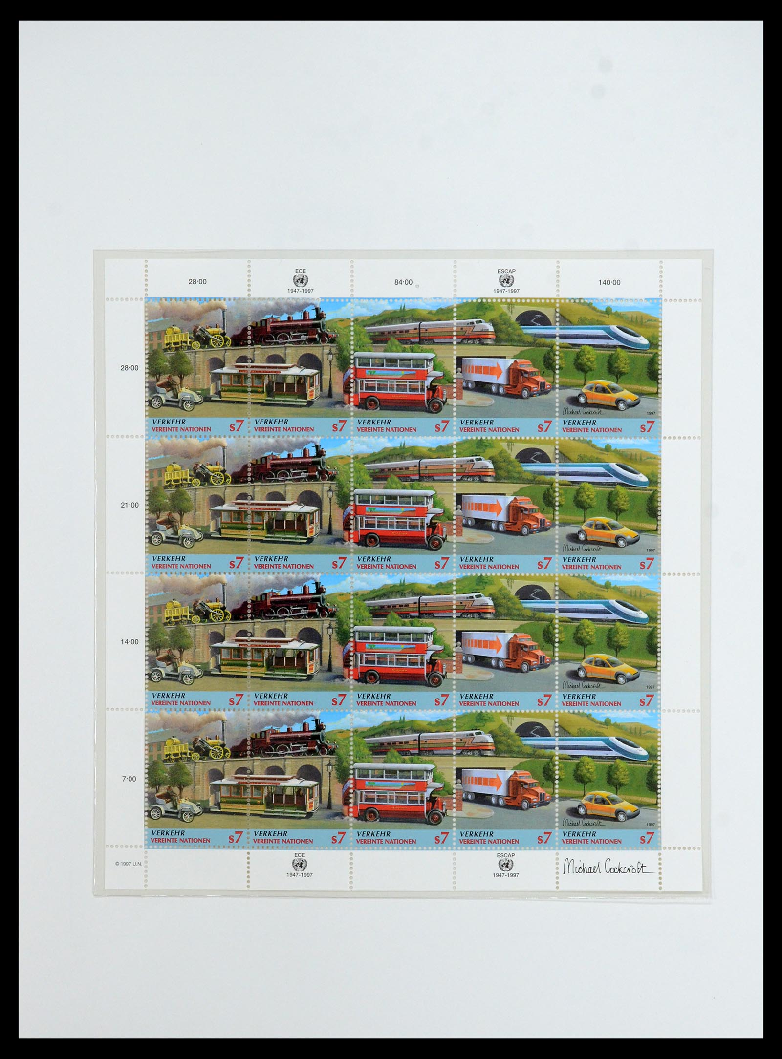 35952 041 - Postzegelverzameling 35952 Verenigde Naties Wenen 1979-2008.