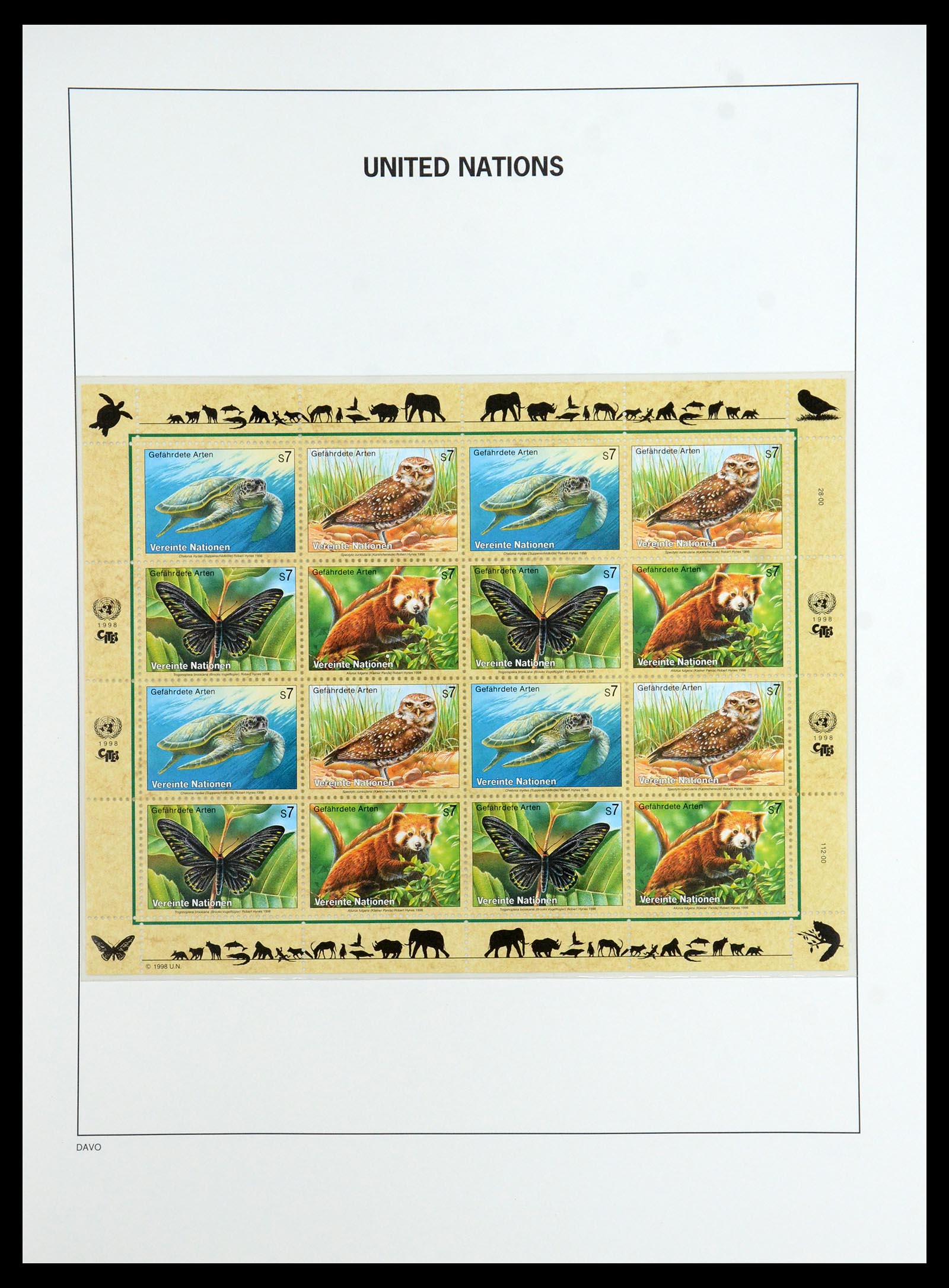 35952 045 - Stamp collection 35952 United Nations Vienna 1979-2008.