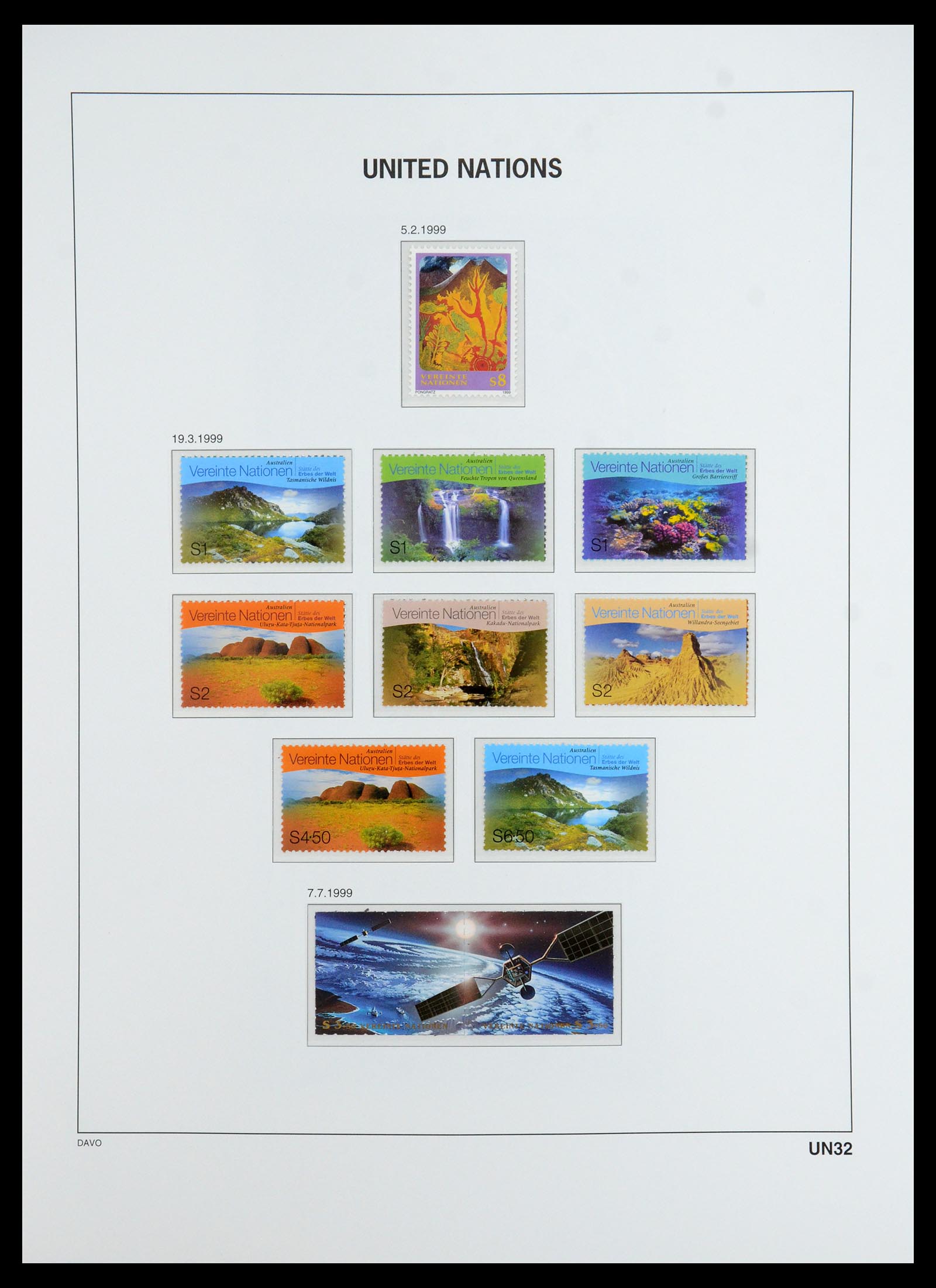 35952 049 - Postzegelverzameling 35952 Verenigde Naties Wenen 1979-2008.