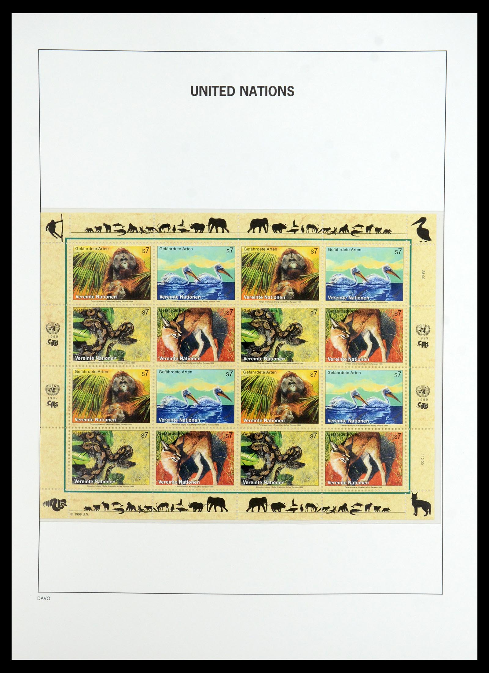 35952 052 - Postzegelverzameling 35952 Verenigde Naties Wenen 1979-2008.