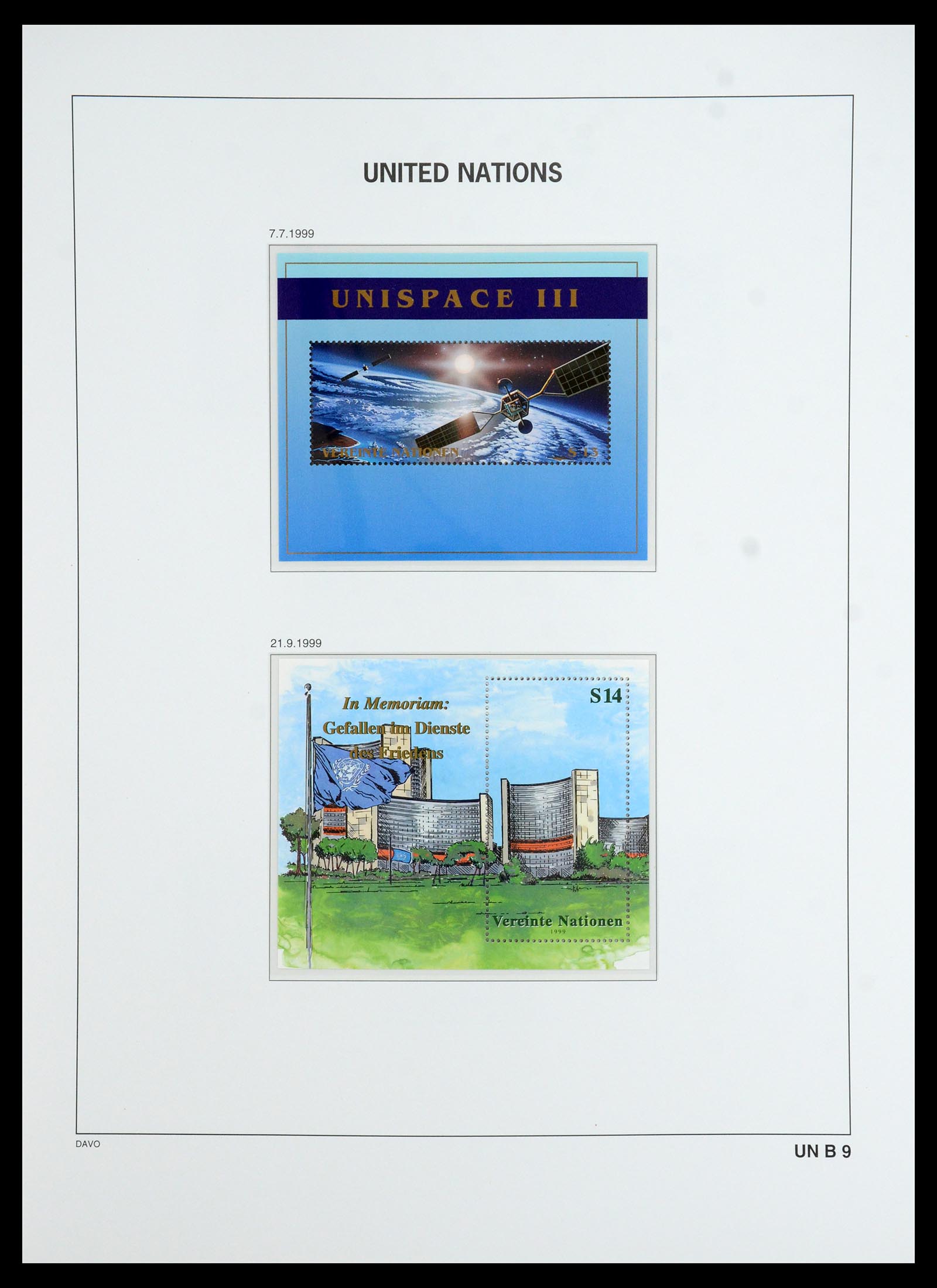 35952 053 - Postzegelverzameling 35952 Verenigde Naties Wenen 1979-2008.