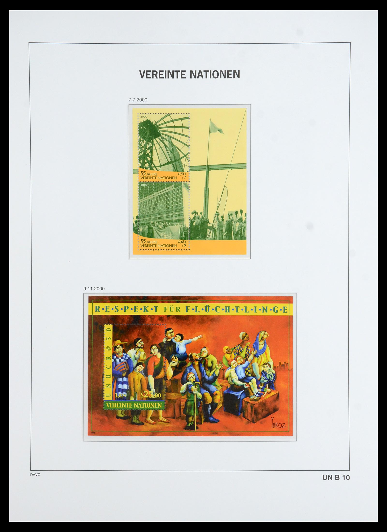 35952 057 - Postzegelverzameling 35952 Verenigde Naties Wenen 1979-2008.
