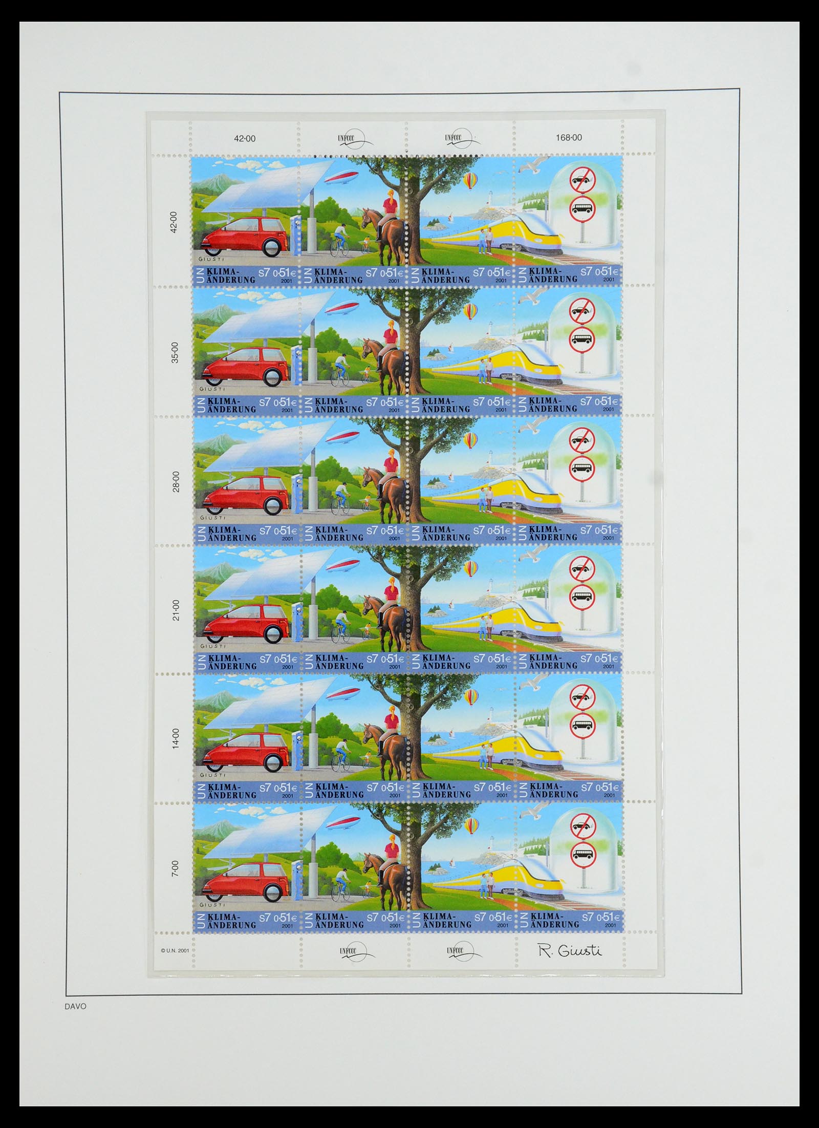 35952 062 - Postzegelverzameling 35952 Verenigde Naties Wenen 1979-2008.