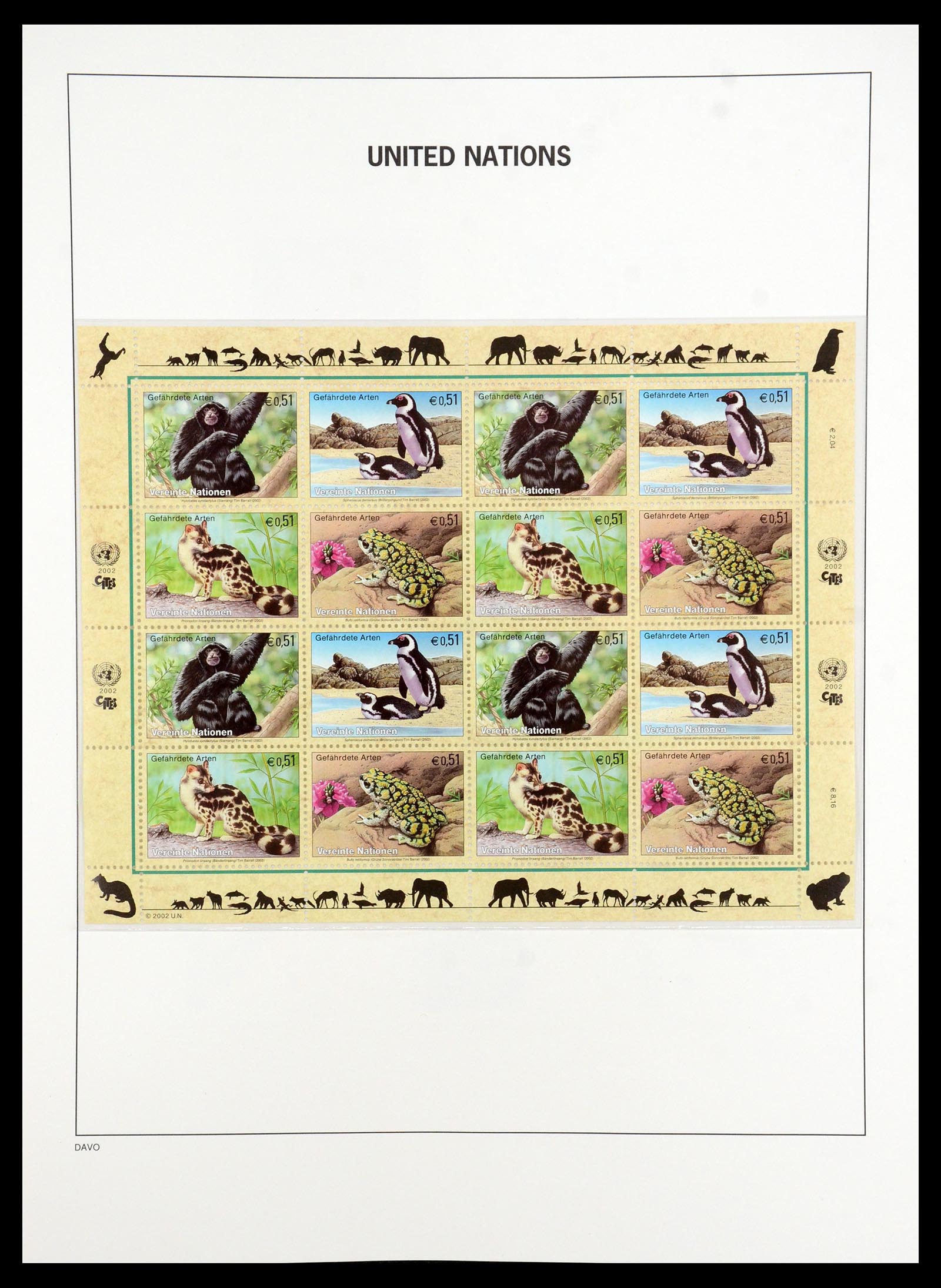 35952 068 - Postzegelverzameling 35952 Verenigde Naties Wenen 1979-2008.