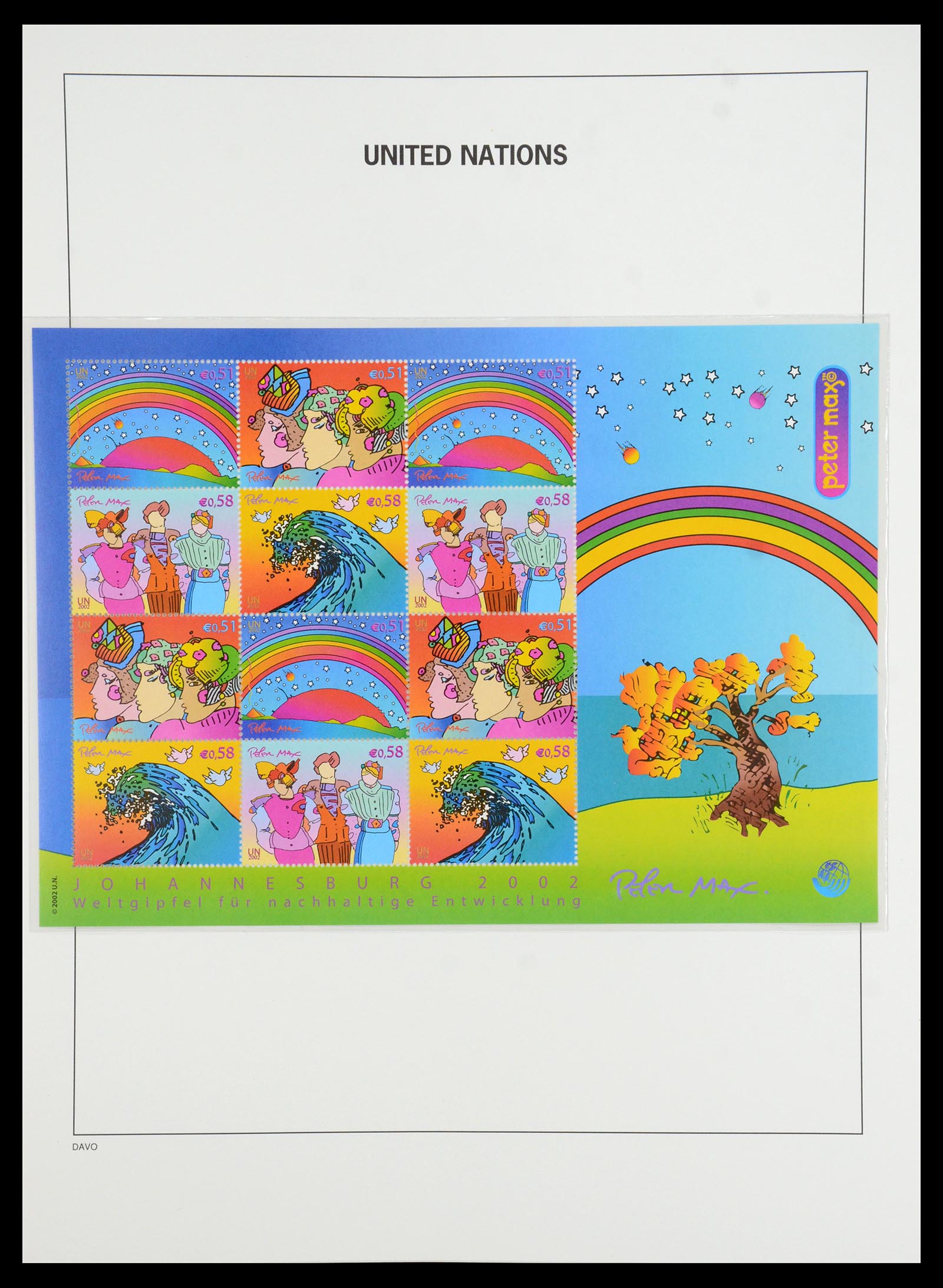 35952 071 - Postzegelverzameling 35952 Verenigde Naties Wenen 1979-2008.