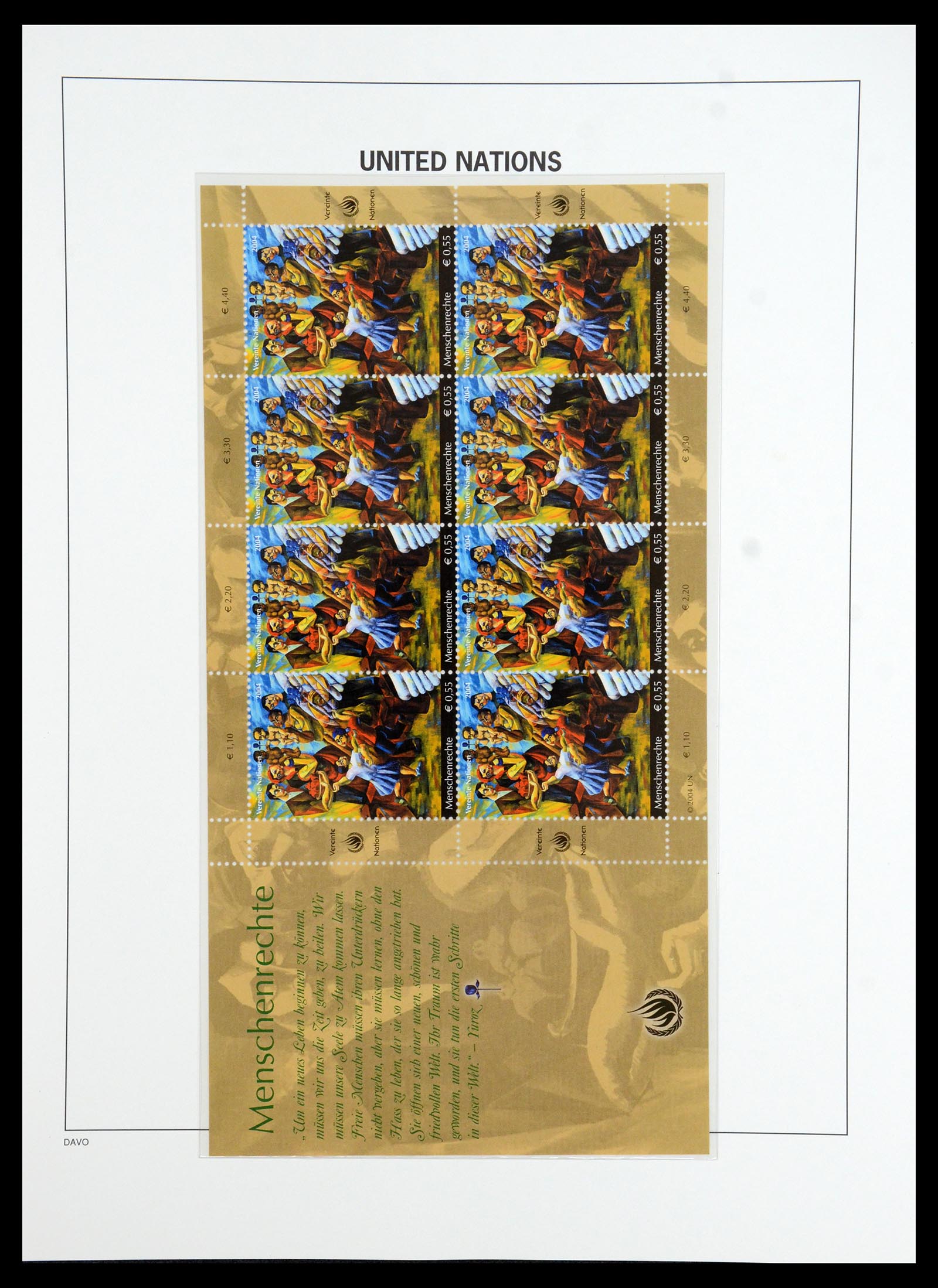 35952 084 - Postzegelverzameling 35952 Verenigde Naties Wenen 1979-2008.