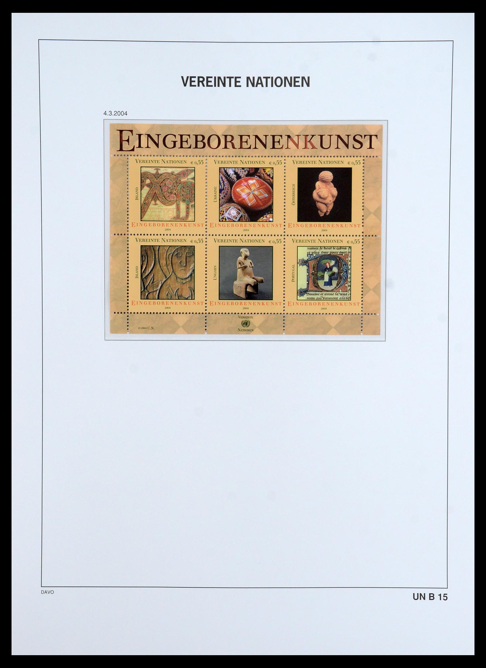 35952 086 - Postzegelverzameling 35952 Verenigde Naties Wenen 1979-2008.