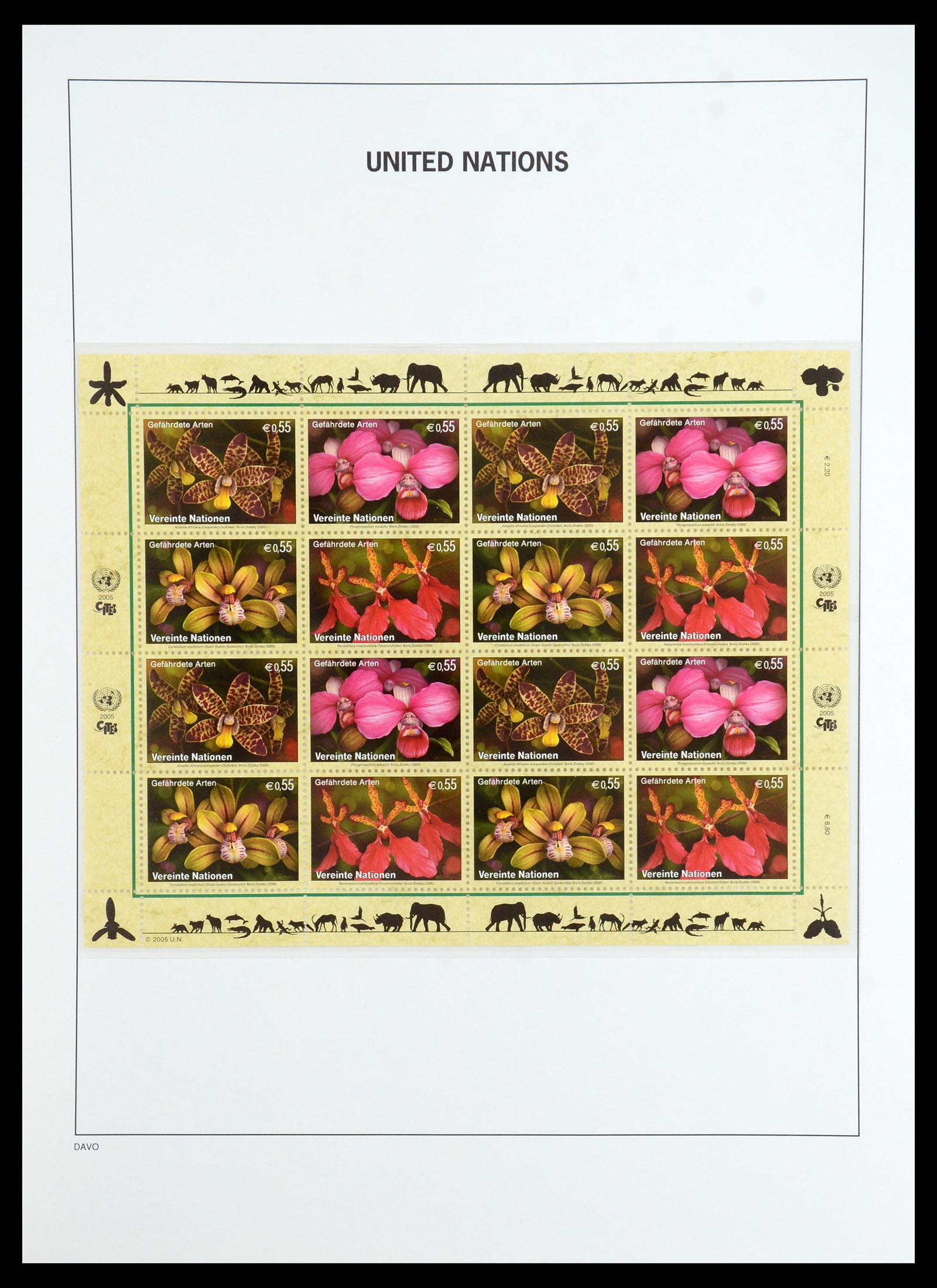 35952 088 - Postzegelverzameling 35952 Verenigde Naties Wenen 1979-2008.