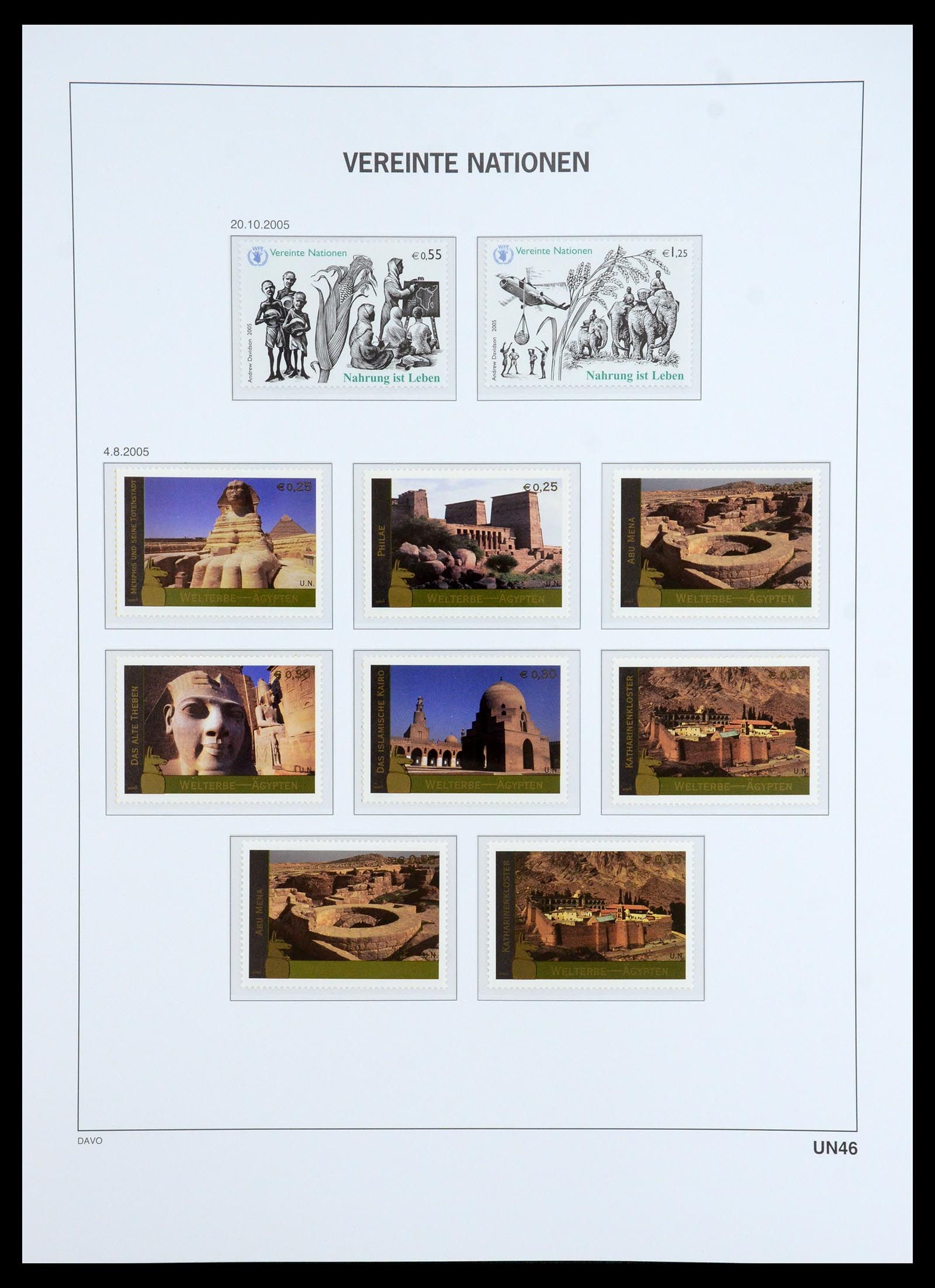 35952 091 - Postzegelverzameling 35952 Verenigde Naties Wenen 1979-2008.