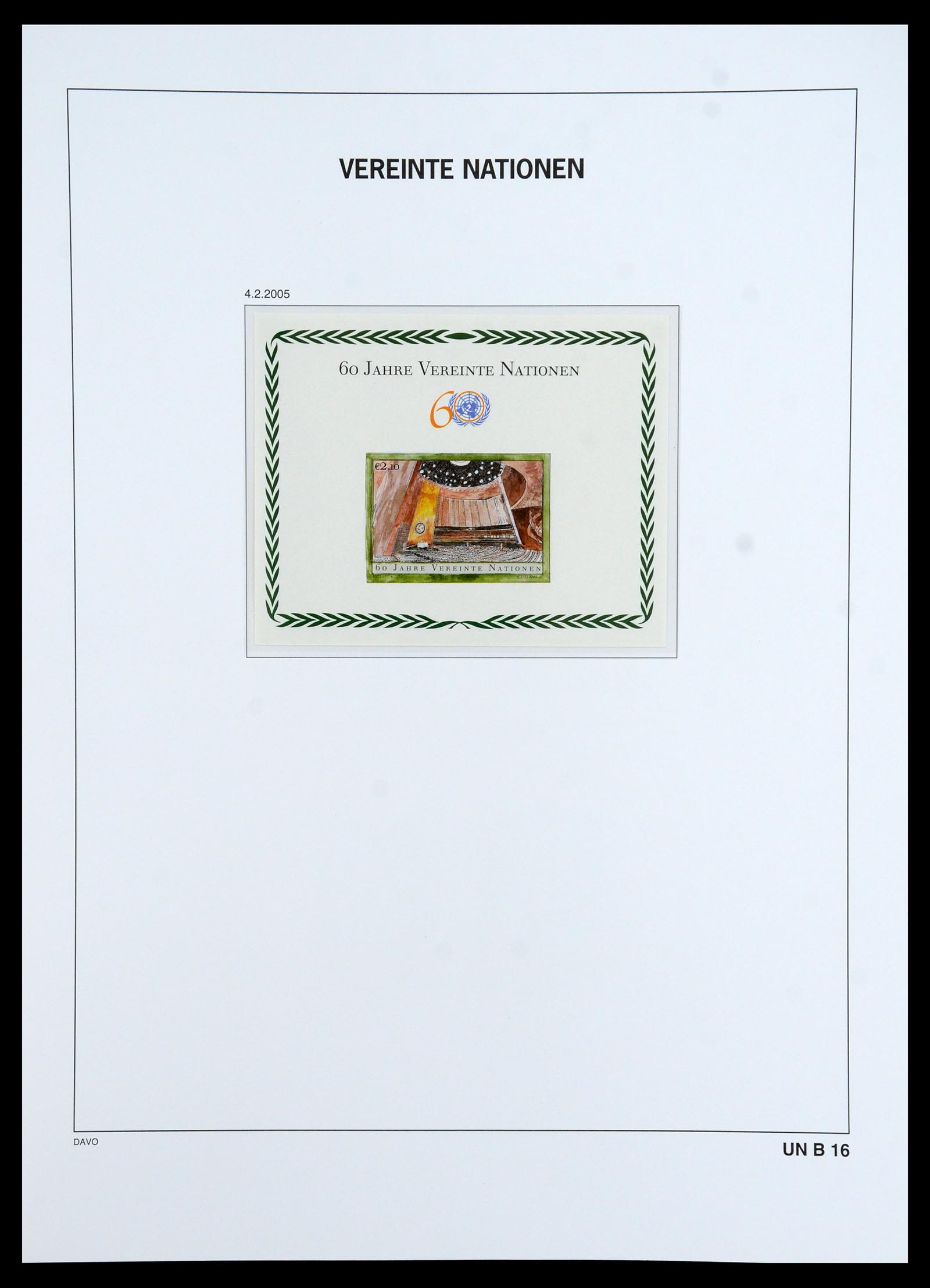 35952 092 - Postzegelverzameling 35952 Verenigde Naties Wenen 1979-2008.