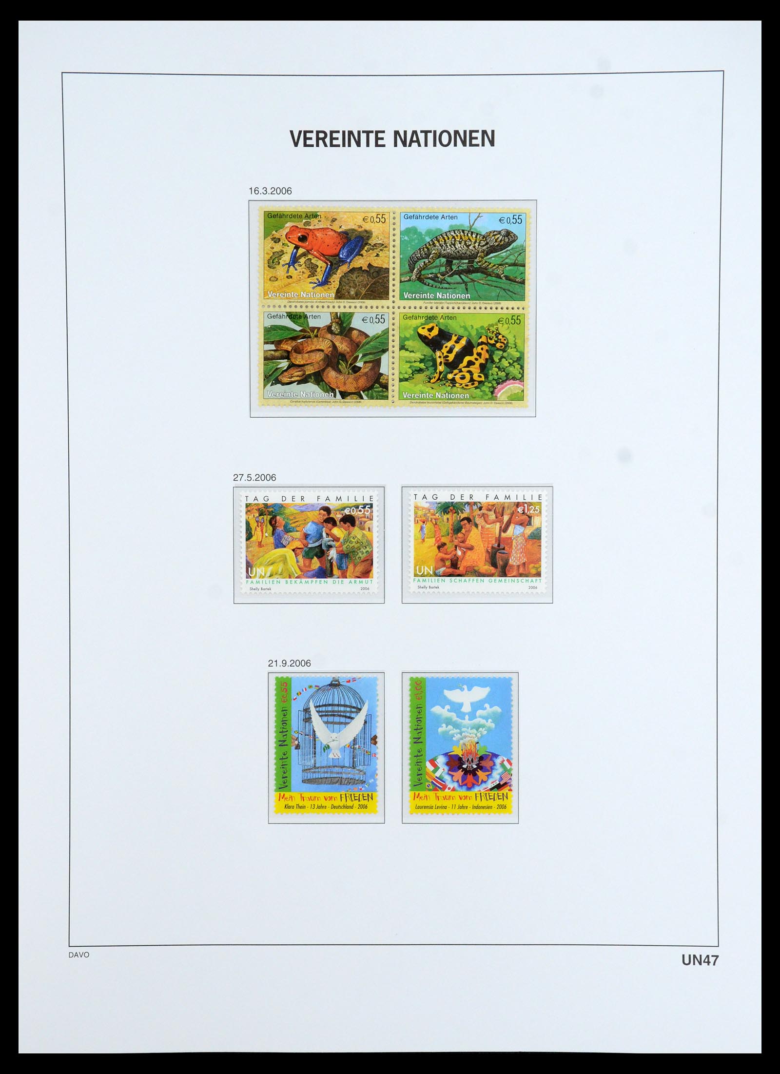 35952 093 - Postzegelverzameling 35952 Verenigde Naties Wenen 1979-2008.