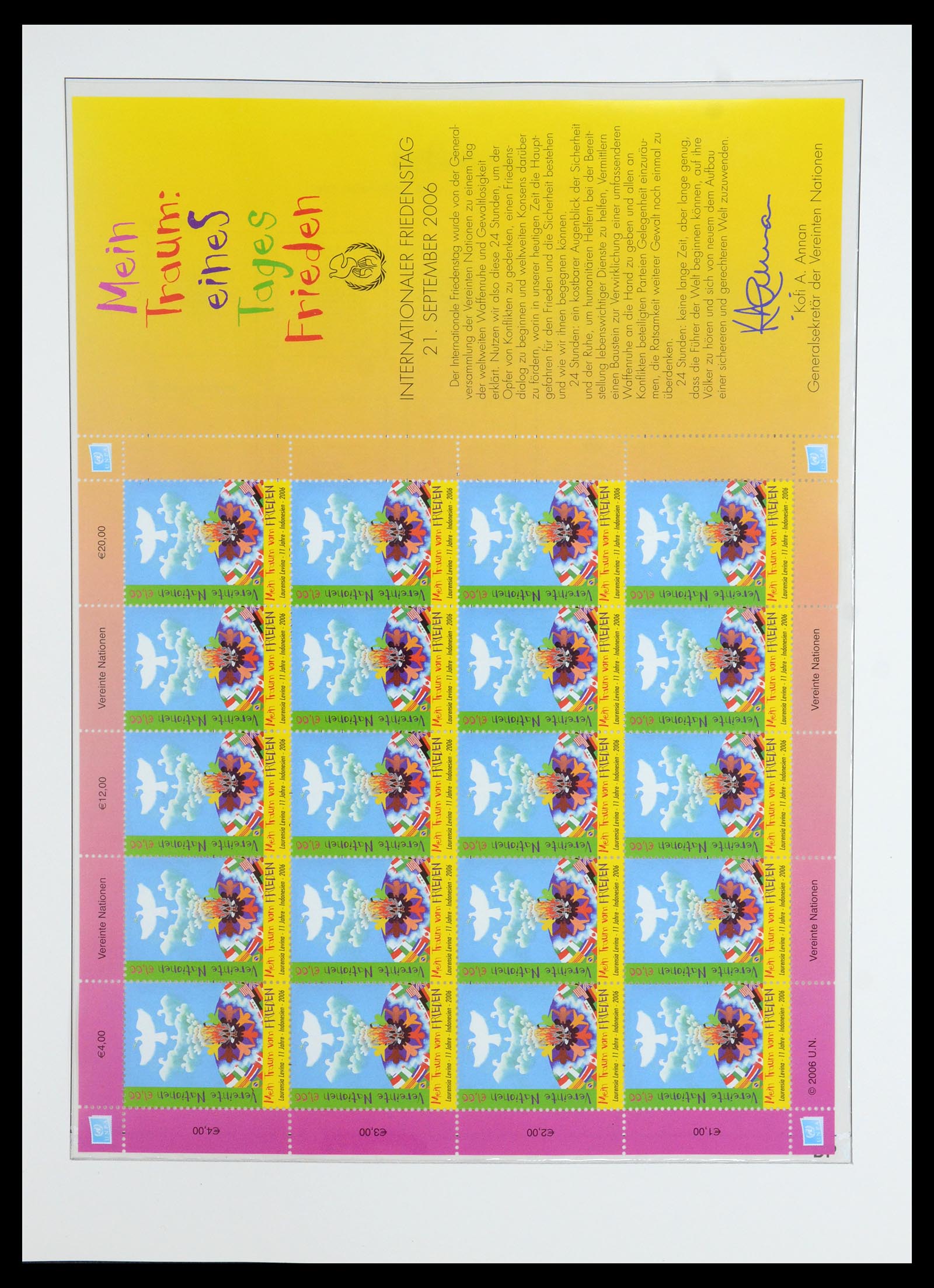 35952 096 - Postzegelverzameling 35952 Verenigde Naties Wenen 1979-2008.