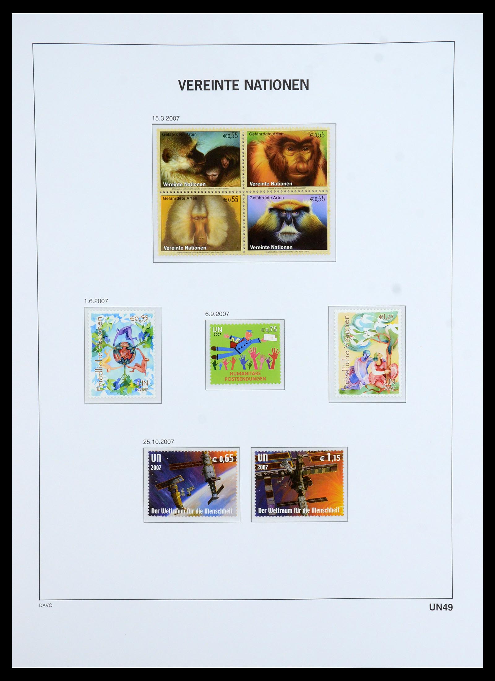 35952 100 - Postzegelverzameling 35952 Verenigde Naties Wenen 1979-2008.