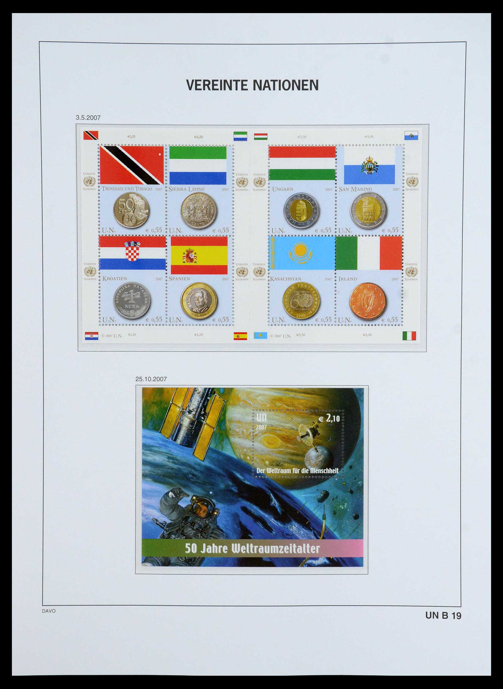 35952 106 - Stamp collection 35952 United Nations Vienna 1979-2008.