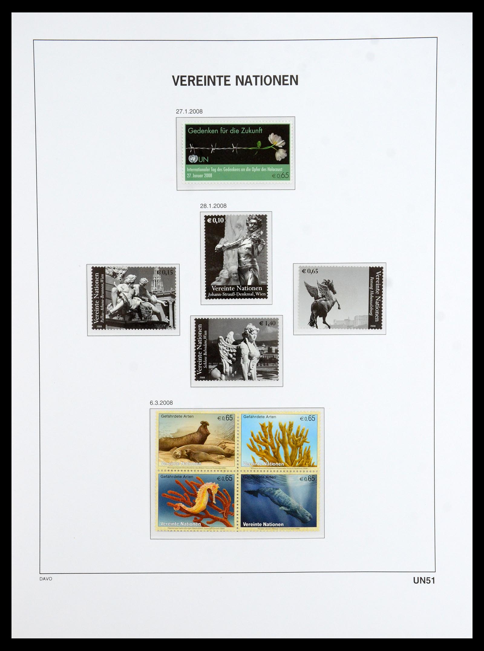 35952 109 - Postzegelverzameling 35952 Verenigde Naties Wenen 1979-2008.