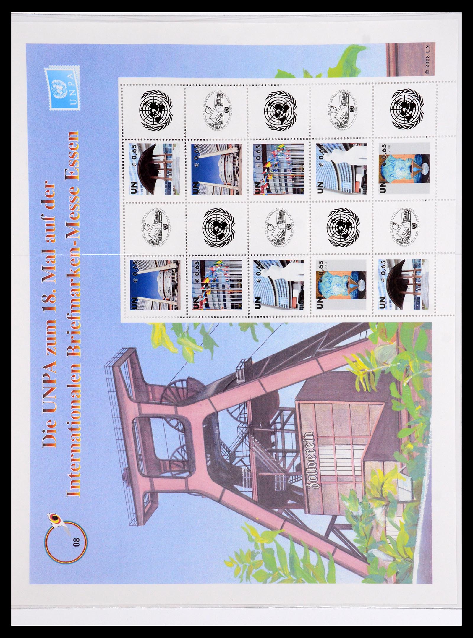 35952 112 - Stamp collection 35952 United Nations Vienna 1979-2008.