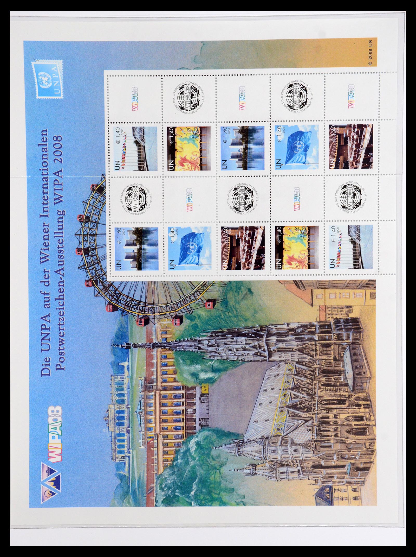 35952 113 - Stamp collection 35952 United Nations Vienna 1979-2008.