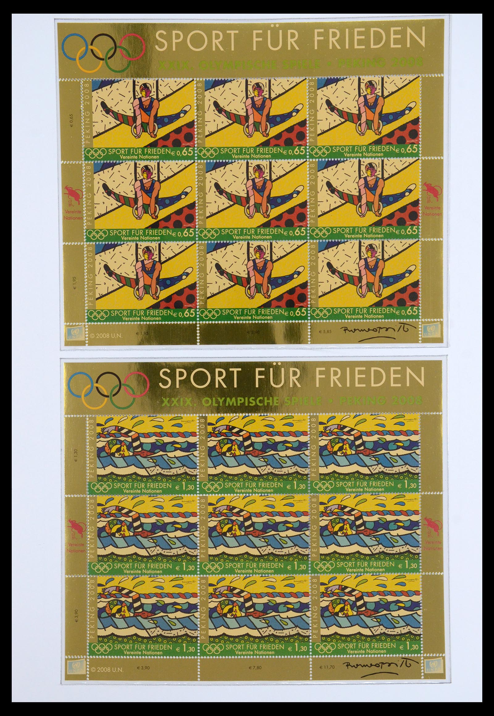 35952 115 - Postzegelverzameling 35952 Verenigde Naties Wenen 1979-2008.