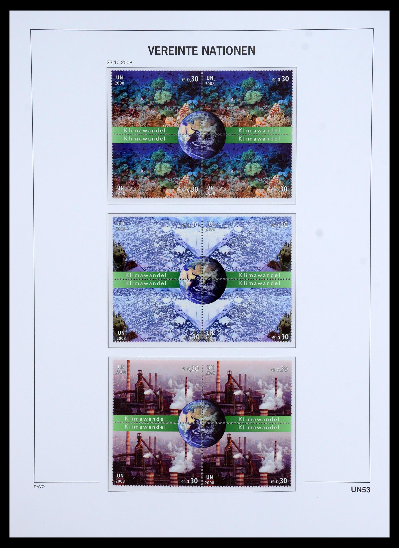 35952 116 - Stamp collection 35952 United Nations Vienna 1979-2008.