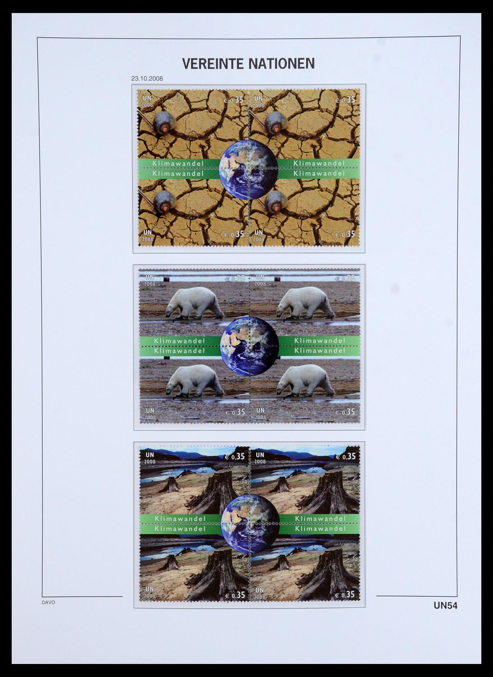 35952 117 - Postzegelverzameling 35952 Verenigde Naties Wenen 1979-2008.