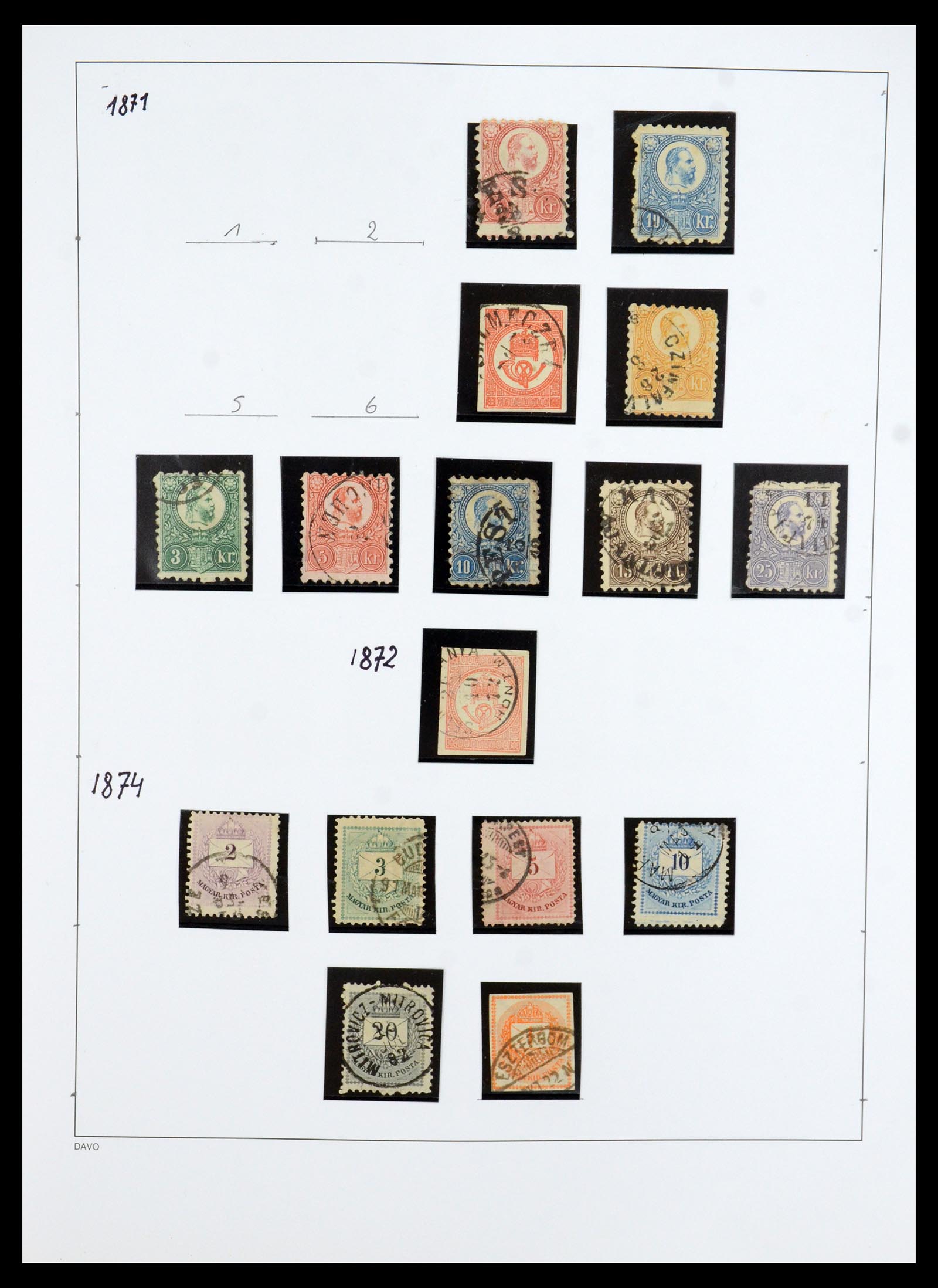 35956 001 - Postzegelverzameling 35956 Hongarije 1871-1991.