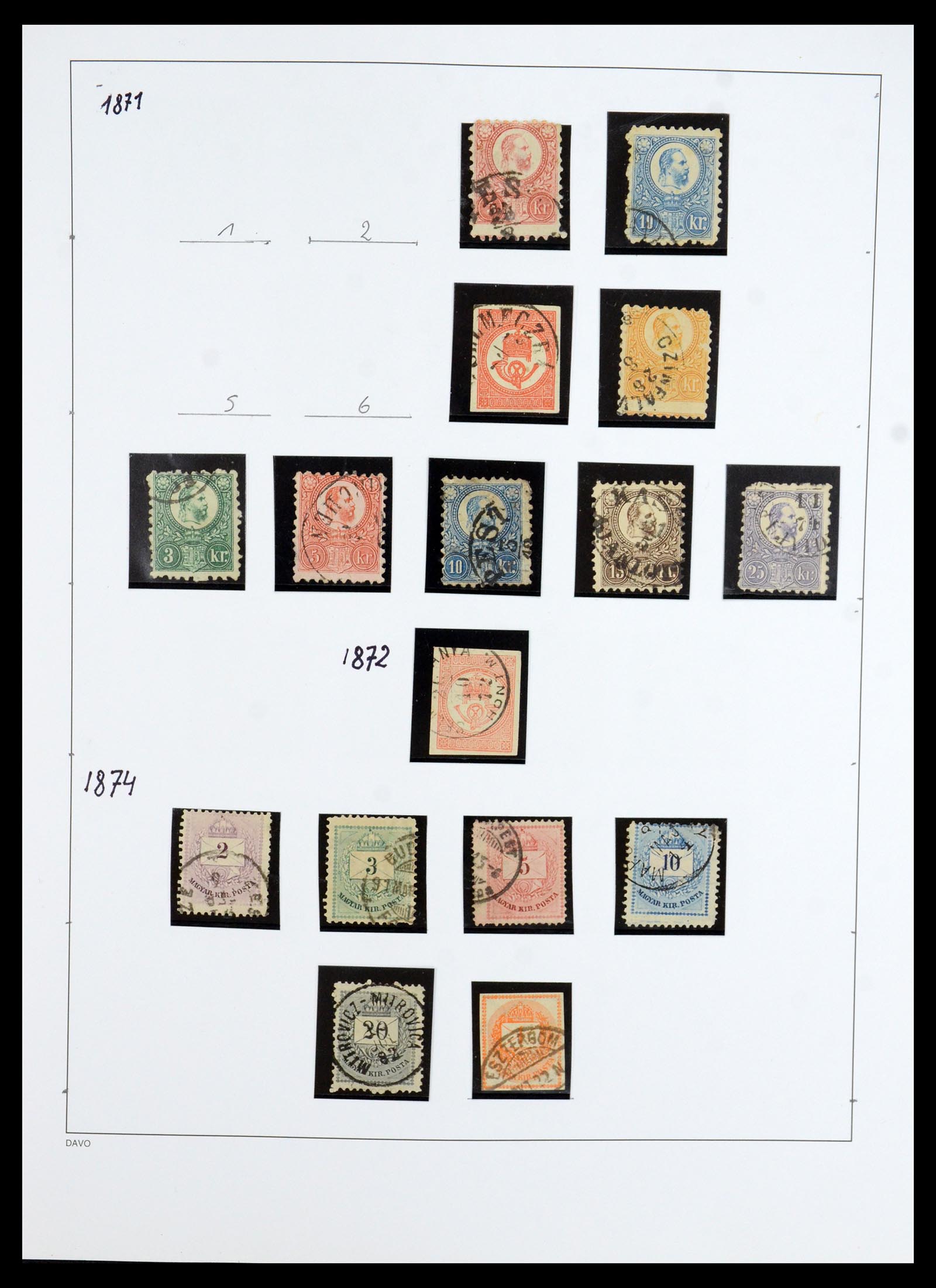 35956 002 - Postzegelverzameling 35956 Hongarije 1871-1991.