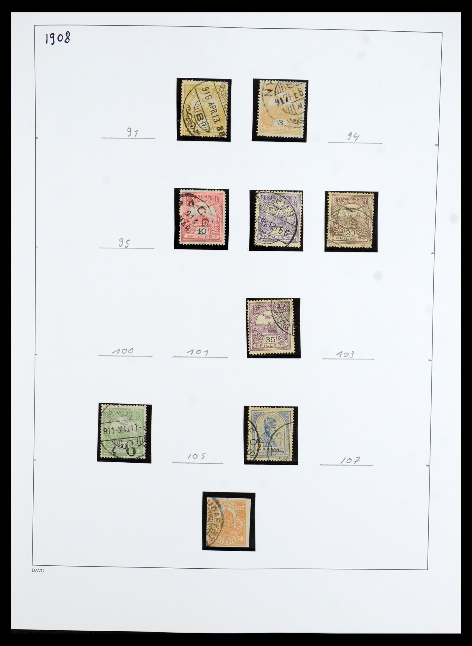 35956 008 - Postzegelverzameling 35956 Hongarije 1871-1991.