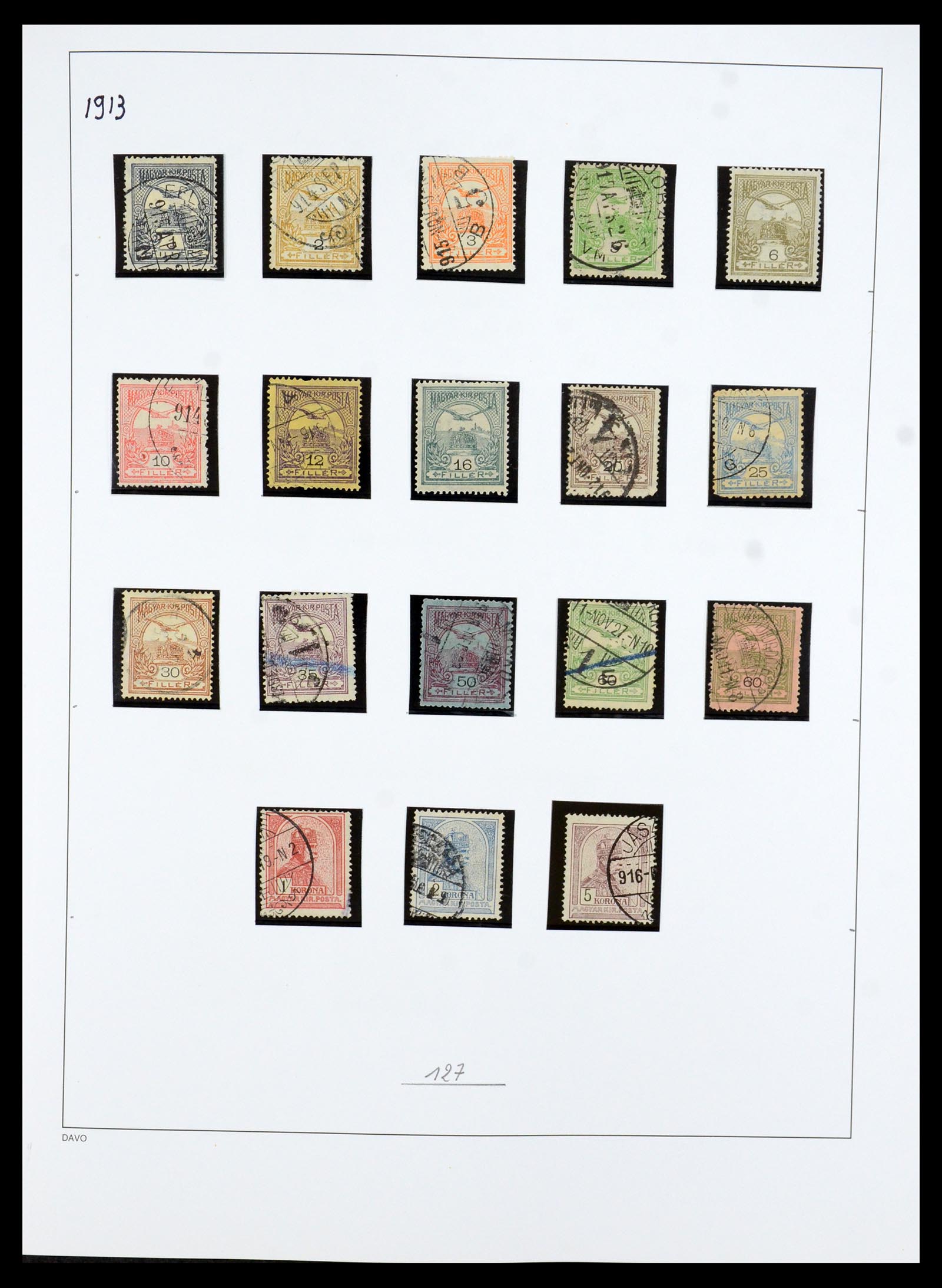 35956 009 - Postzegelverzameling 35956 Hongarije 1871-1991.