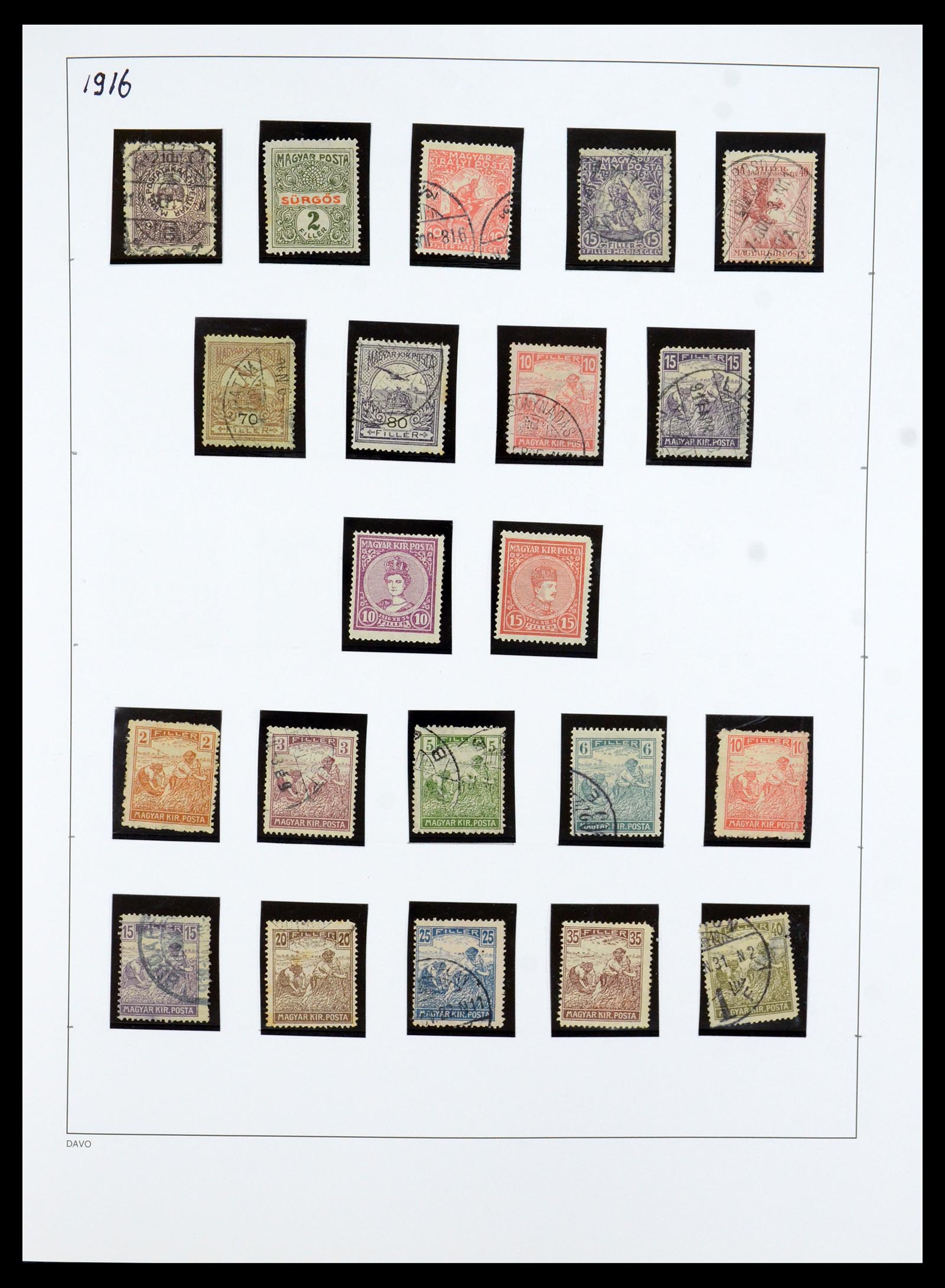35956 013 - Postzegelverzameling 35956 Hongarije 1871-1991.