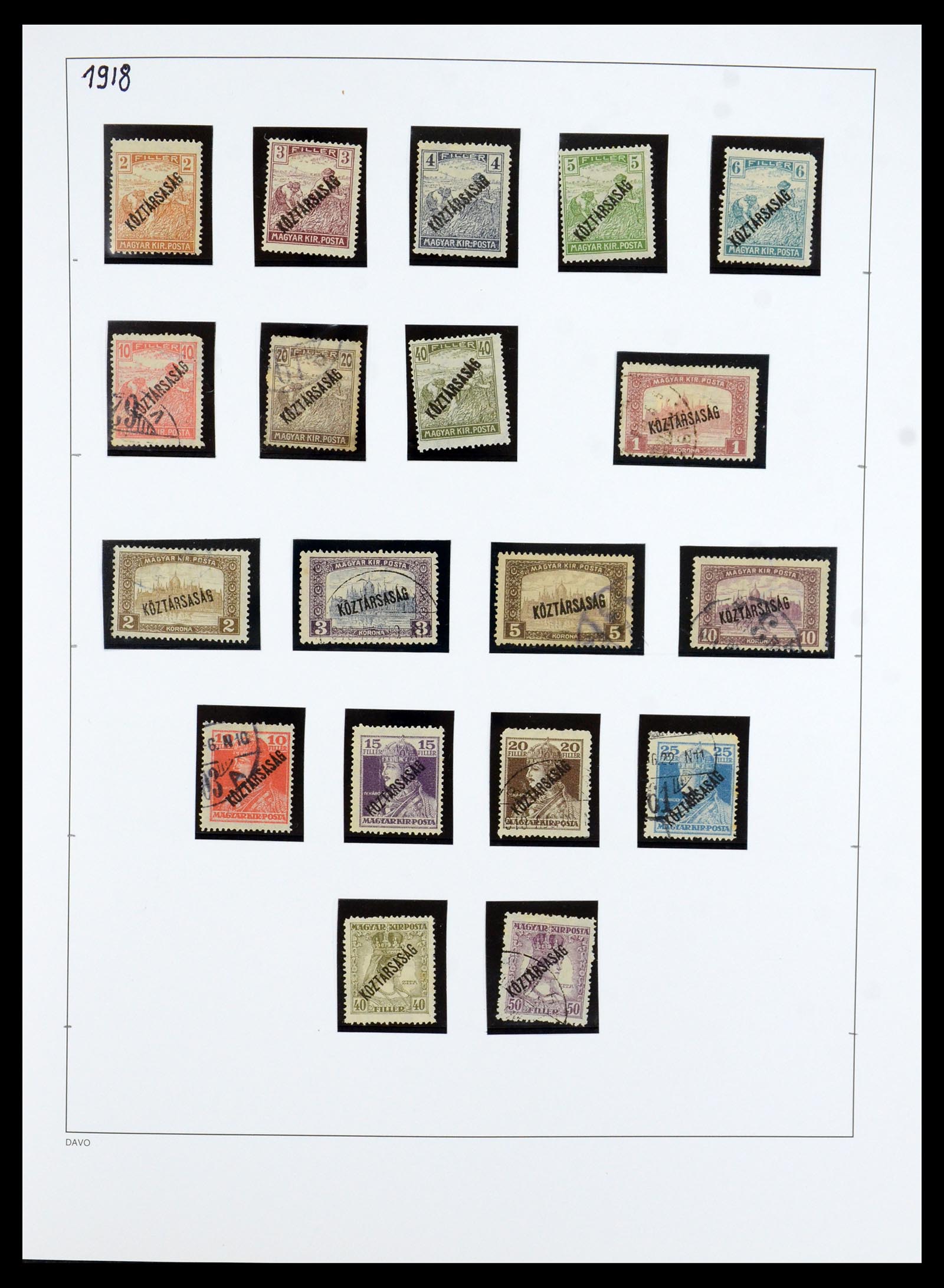 35956 014 - Postzegelverzameling 35956 Hongarije 1871-1991.