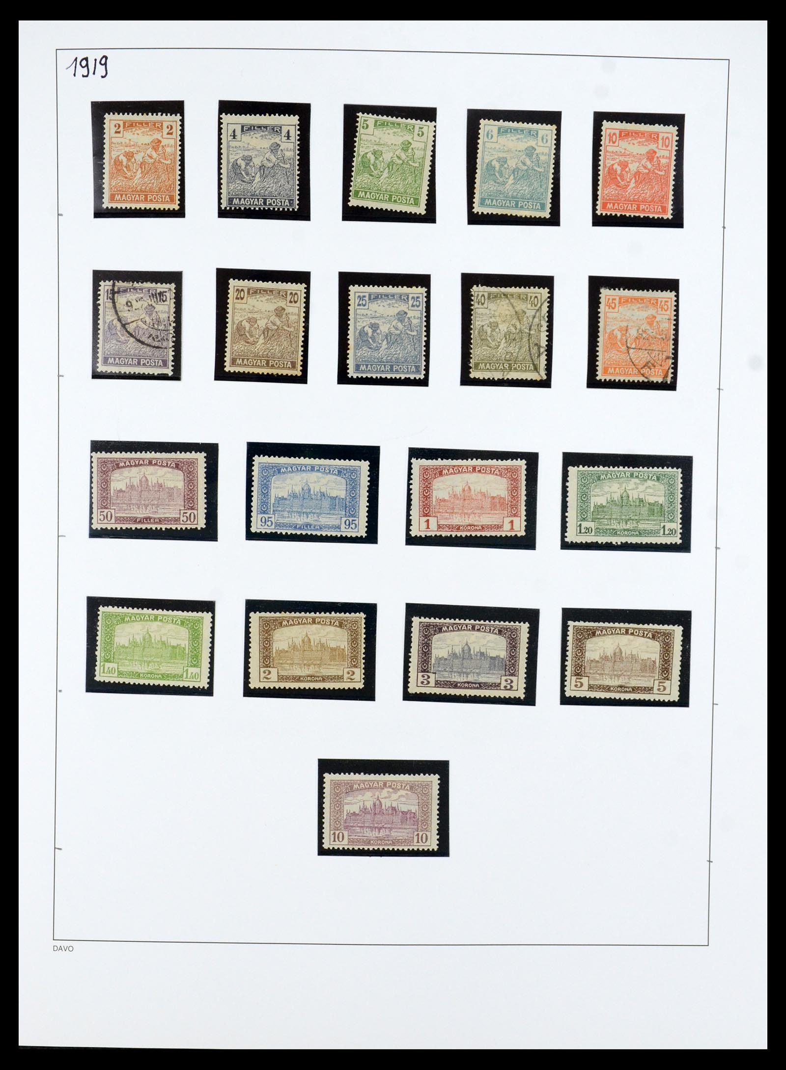 35956 015 - Postzegelverzameling 35956 Hongarije 1871-1991.