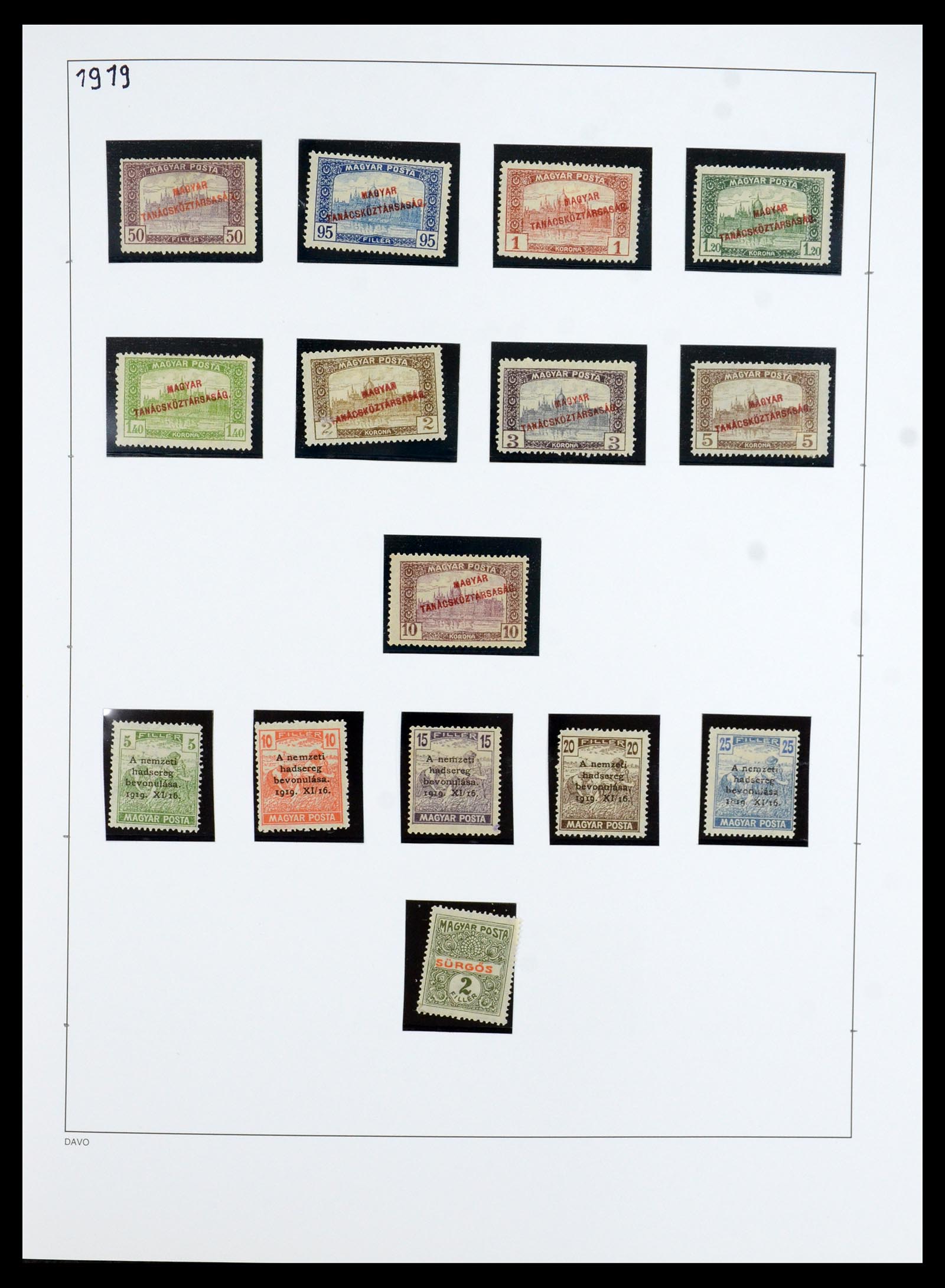 35956 017 - Postzegelverzameling 35956 Hongarije 1871-1991.
