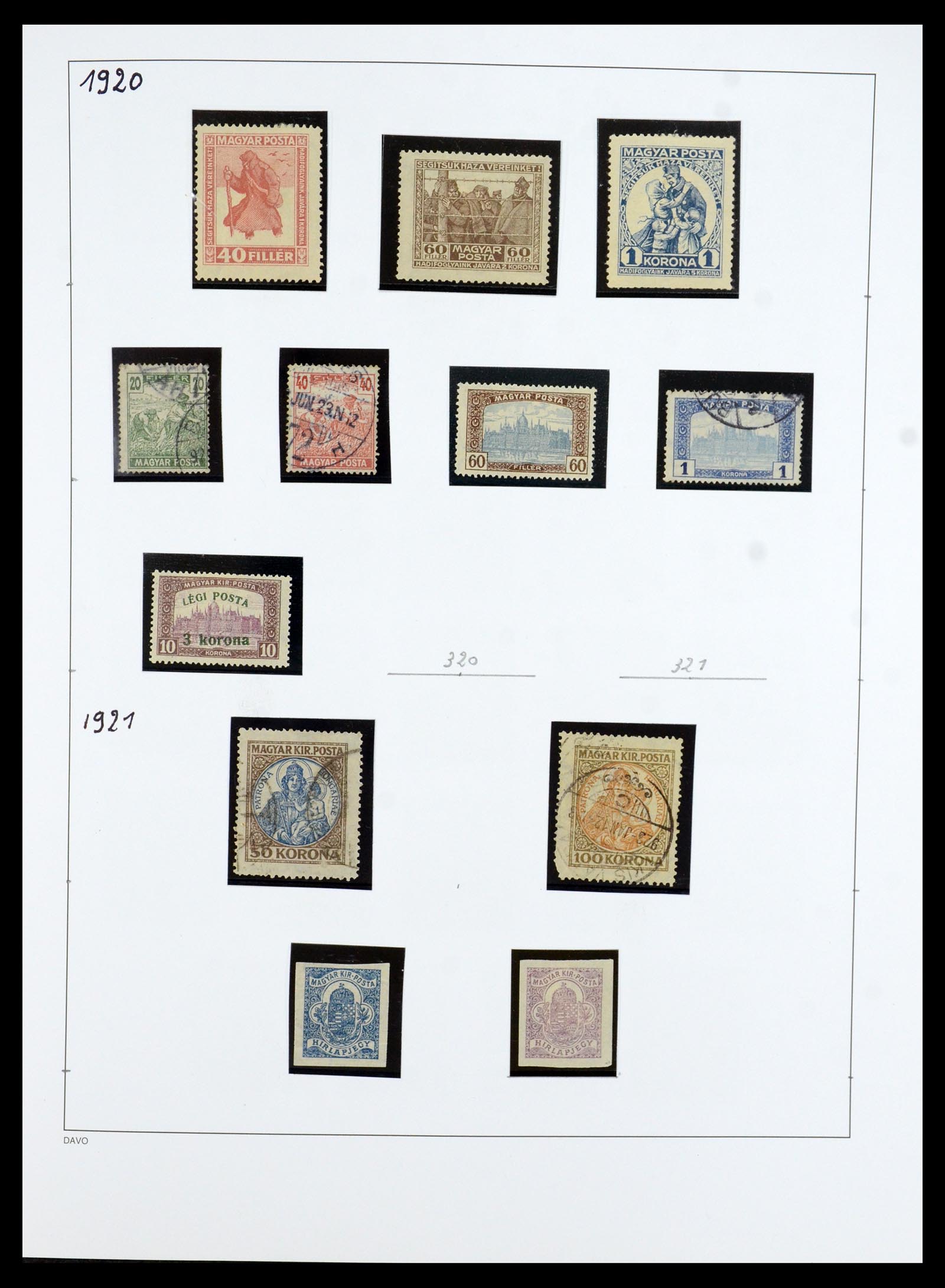 35956 019 - Postzegelverzameling 35956 Hongarije 1871-1991.