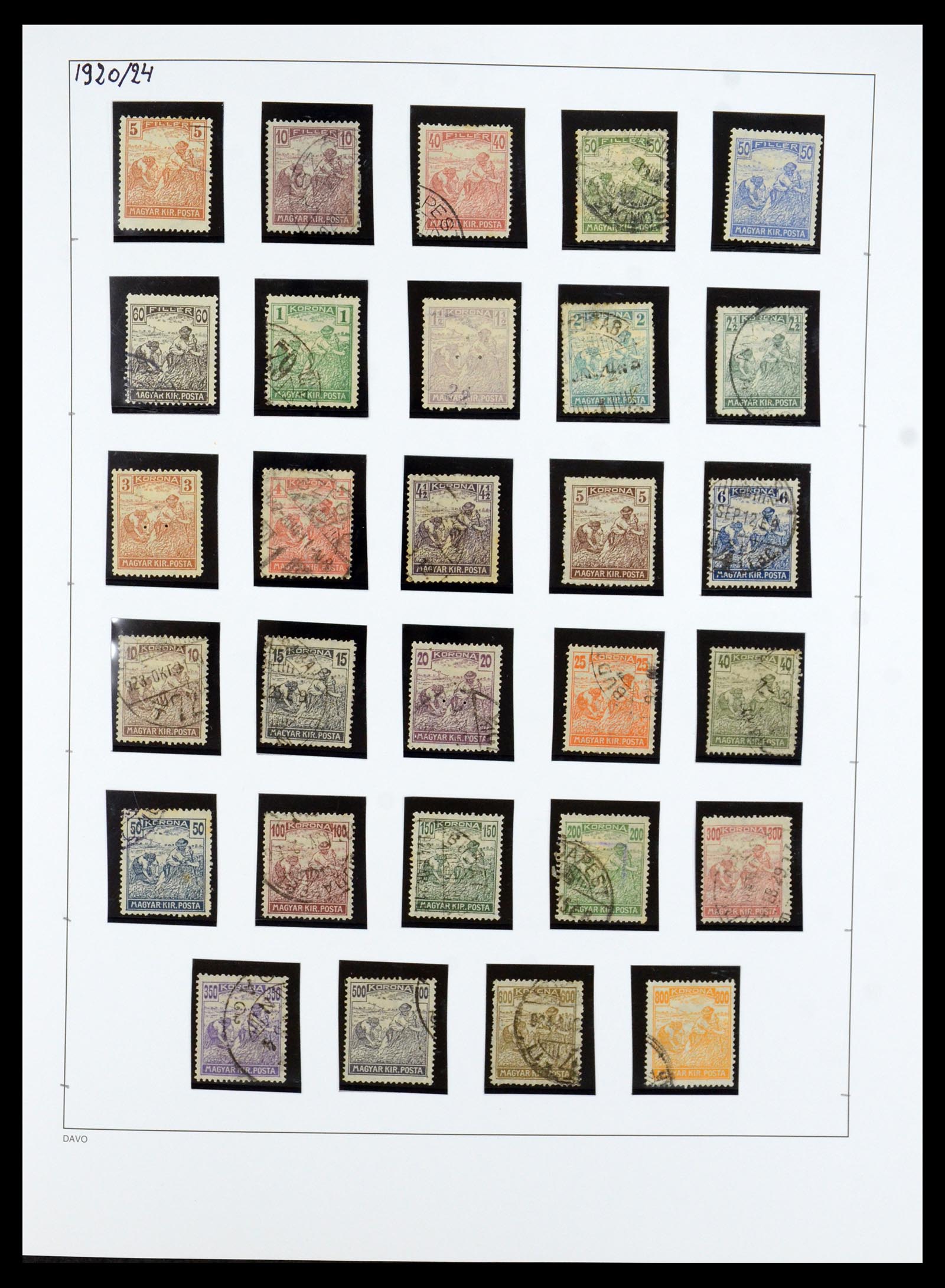 35956 020 - Postzegelverzameling 35956 Hongarije 1871-1991.