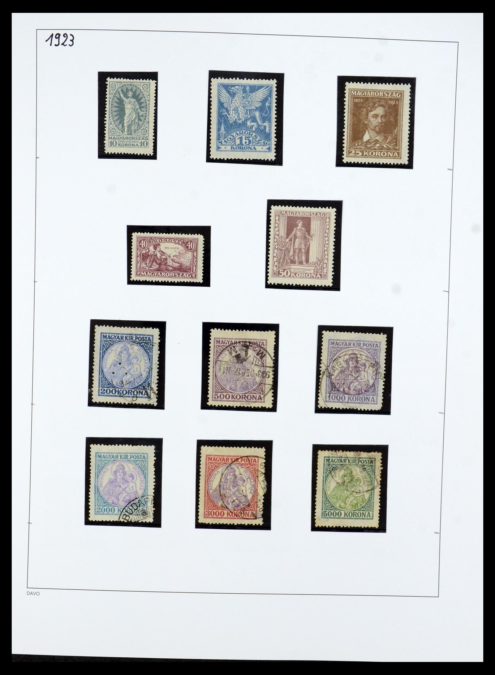 35956 022 - Postzegelverzameling 35956 Hongarije 1871-1991.
