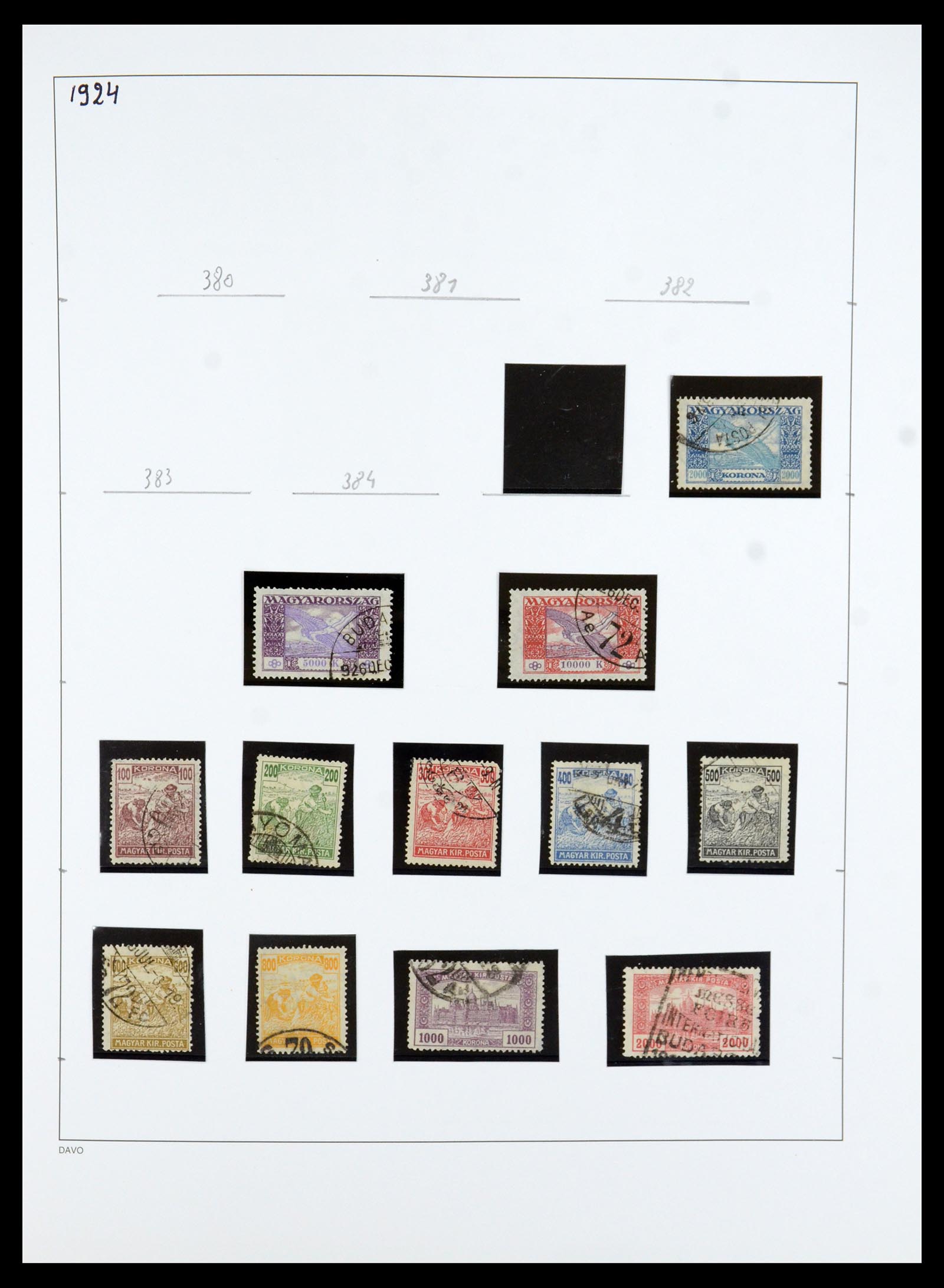 35956 023 - Postzegelverzameling 35956 Hongarije 1871-1991.