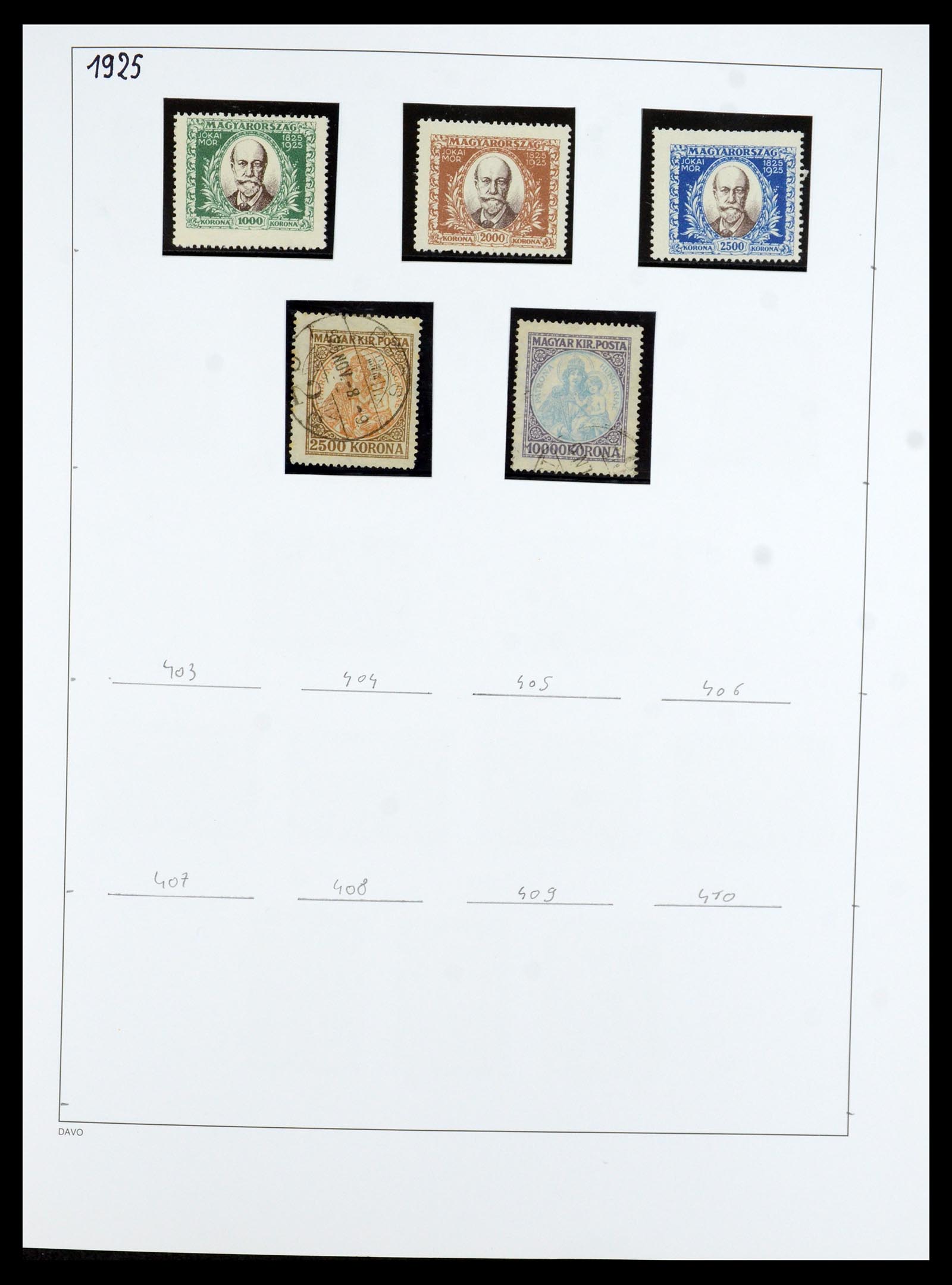 35956 024 - Postzegelverzameling 35956 Hongarije 1871-1991.